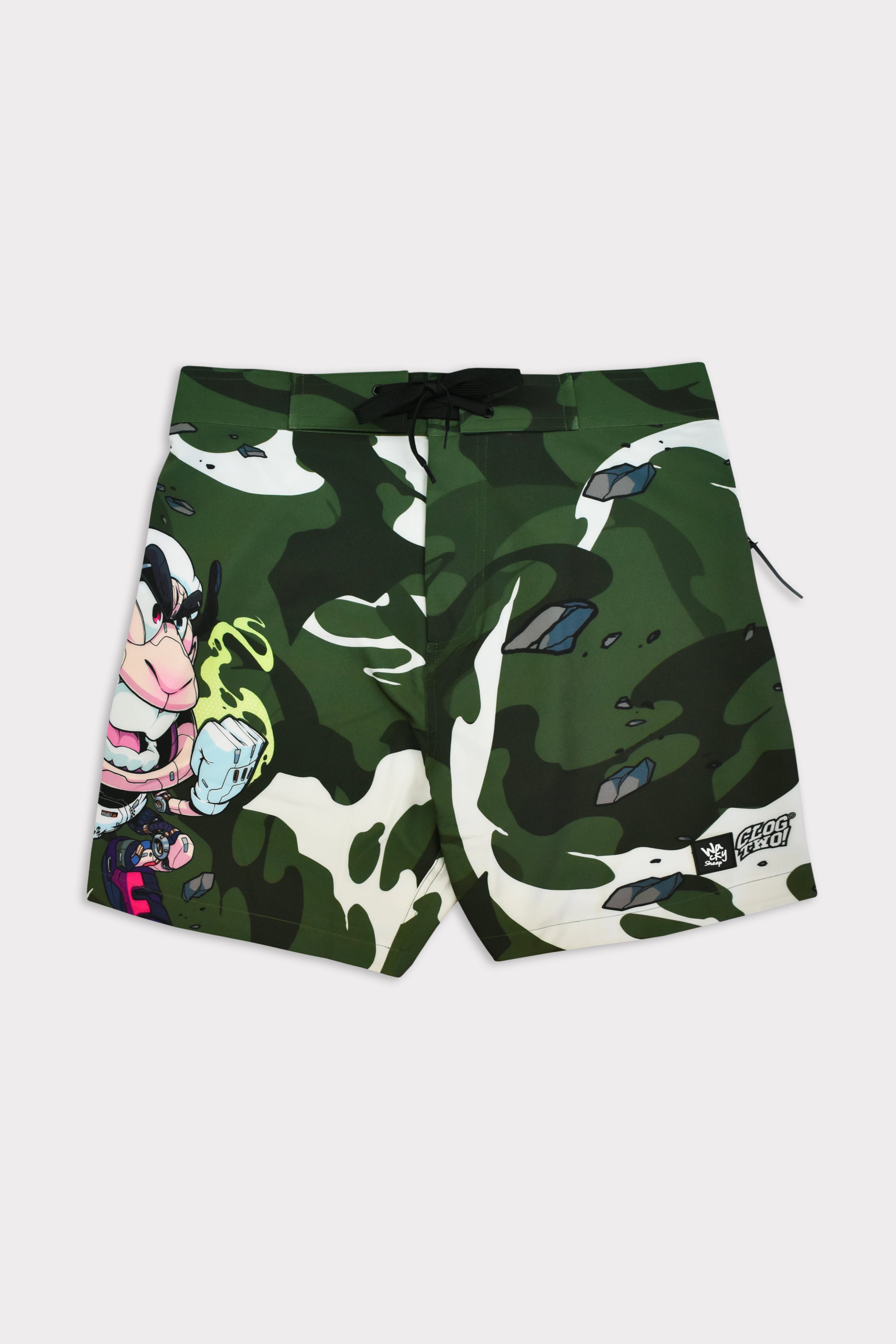M's ARMY Clog Swim Shorts