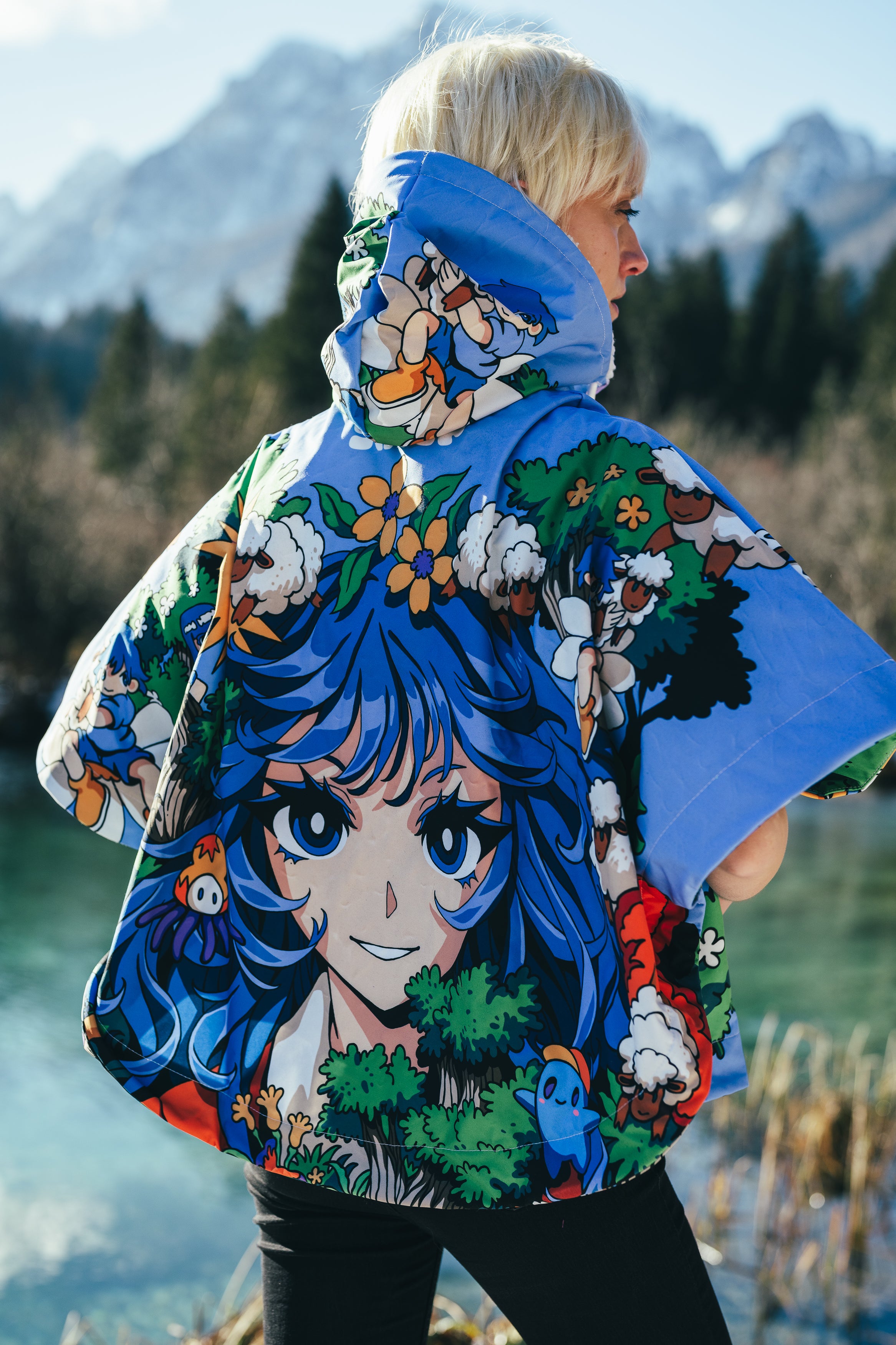 W's Benangbaja Soft Shell Poncho