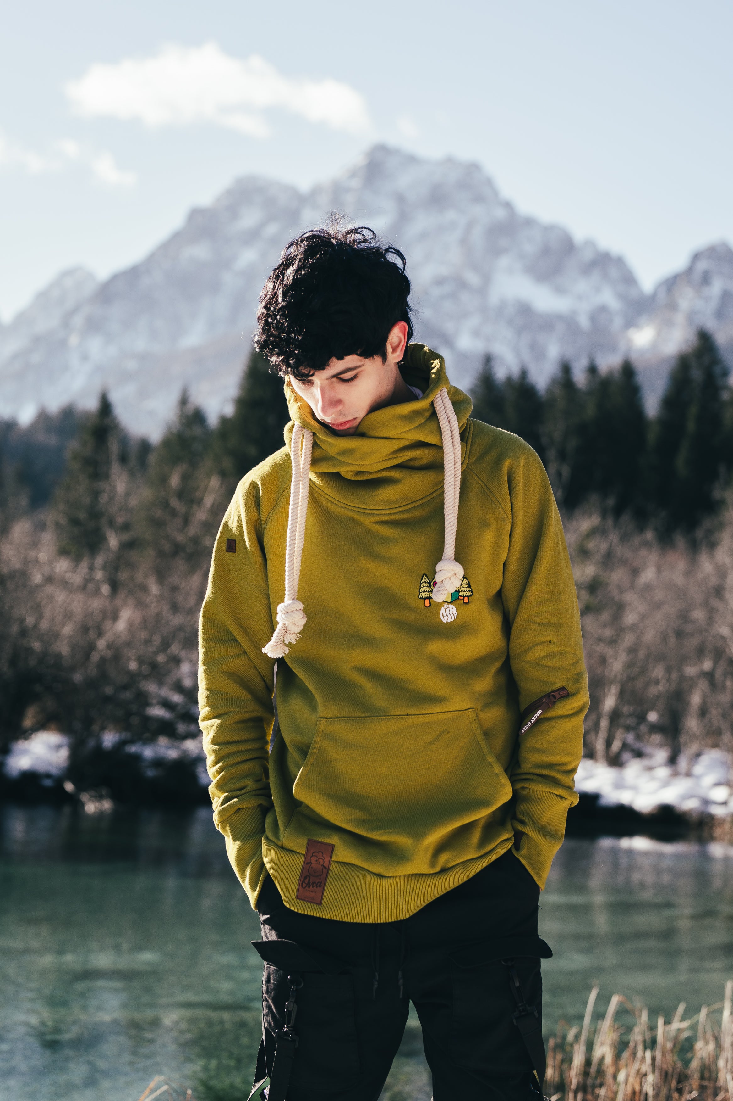 M's Classic Green Hoodie