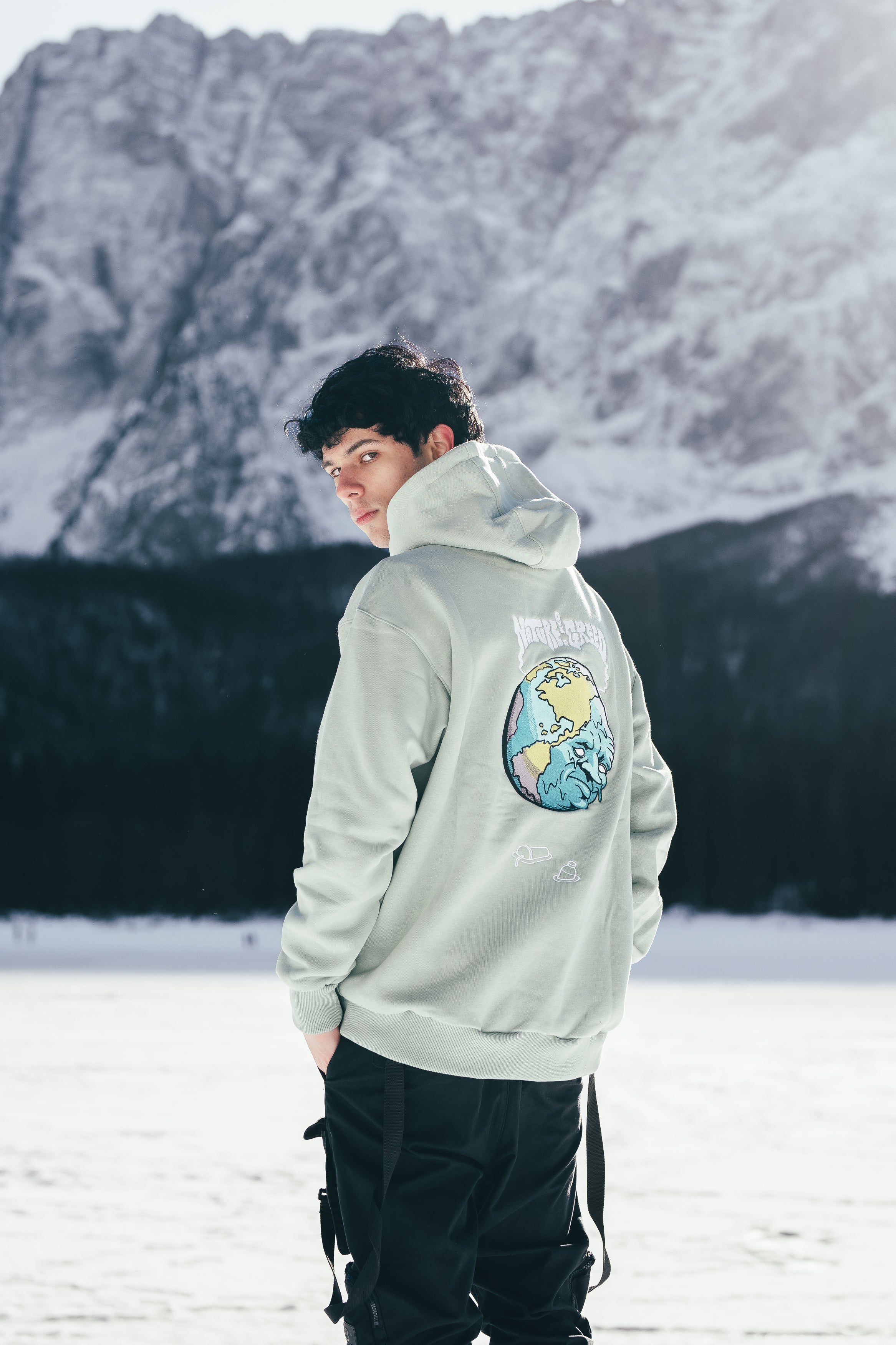 M's Oversized Gipp Planet Hoodie