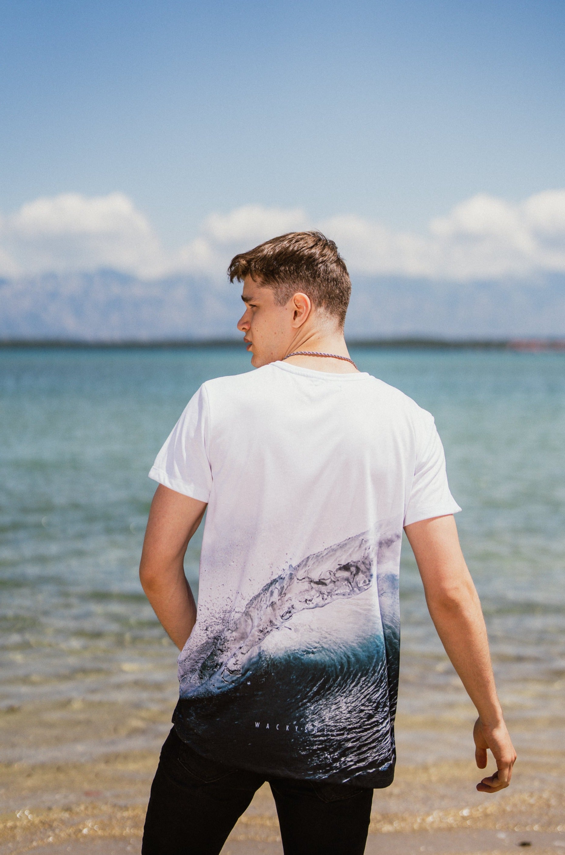 M's Wave All Over Print T-Shirt