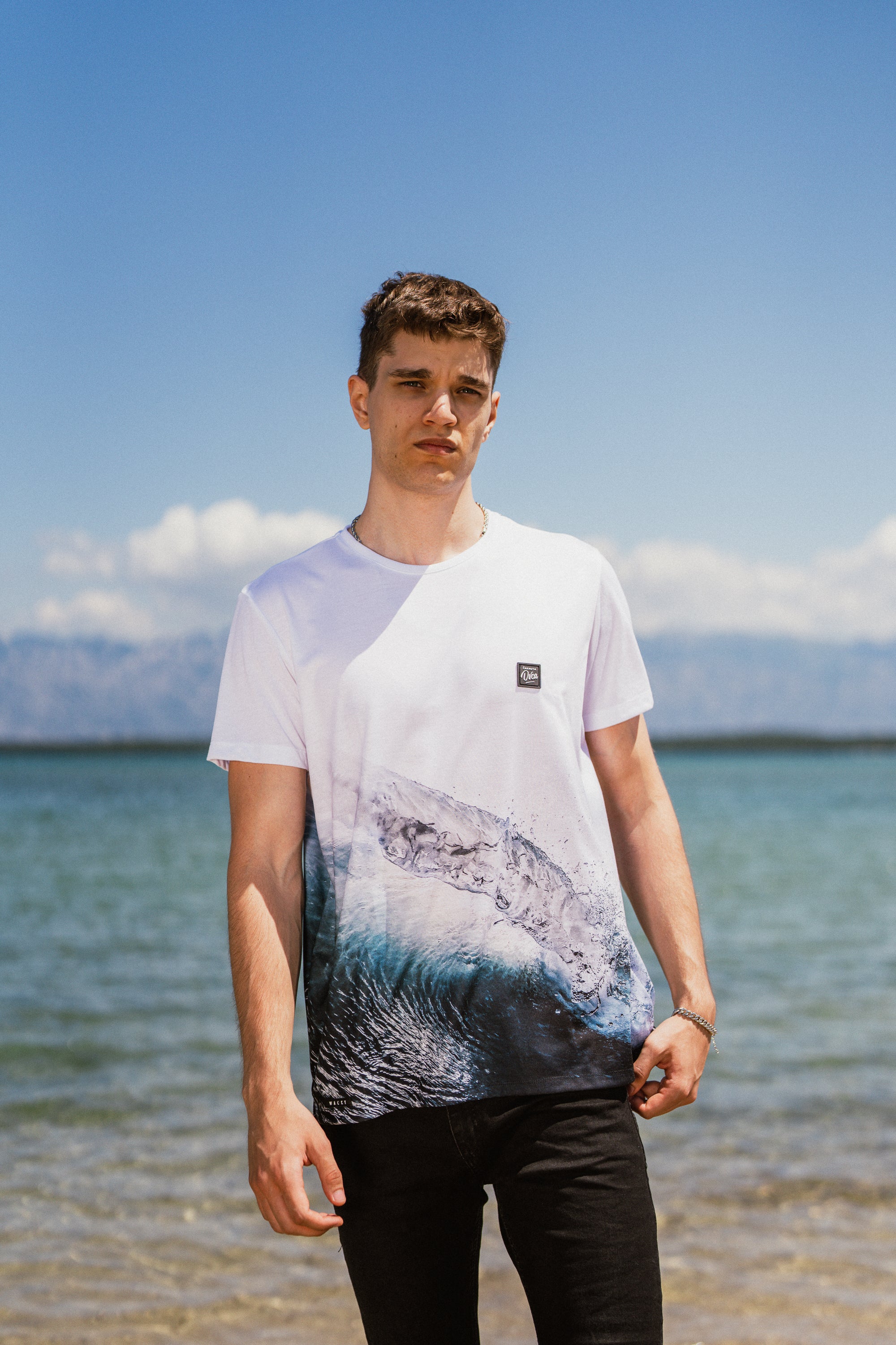 M's Wave All Over Print T-Shirt
