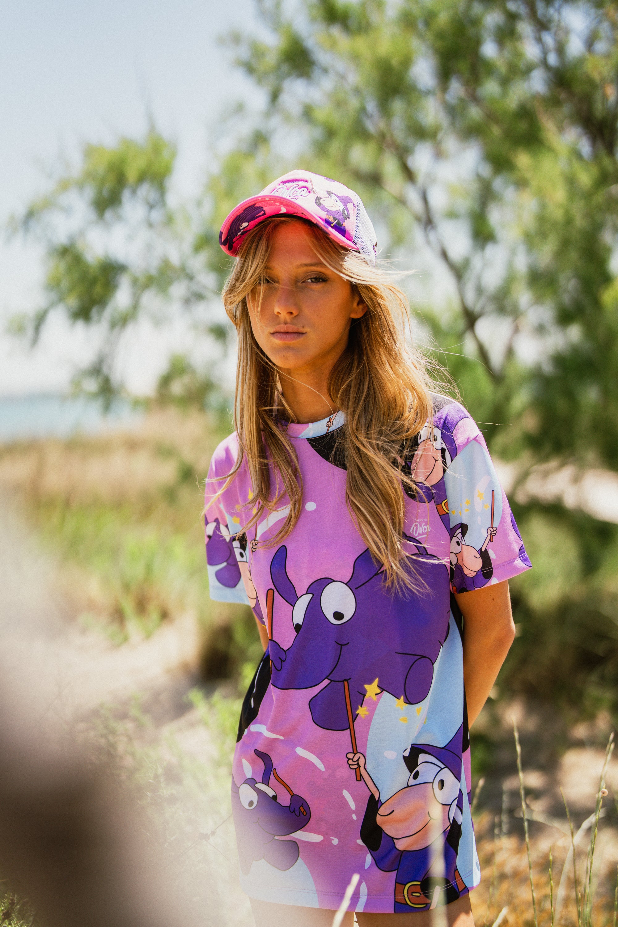 W's Elephant All Over Print T-Shirt