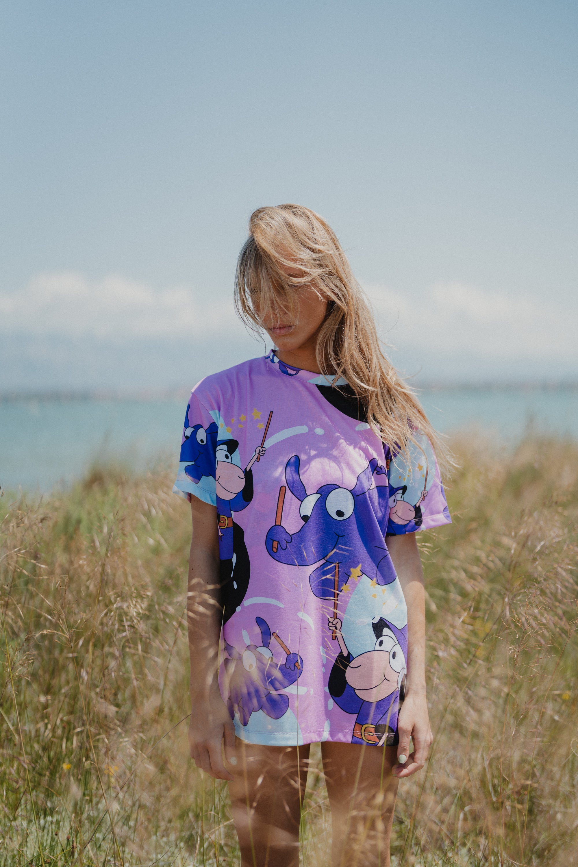 W's Elephant All Over Print T-Shirt