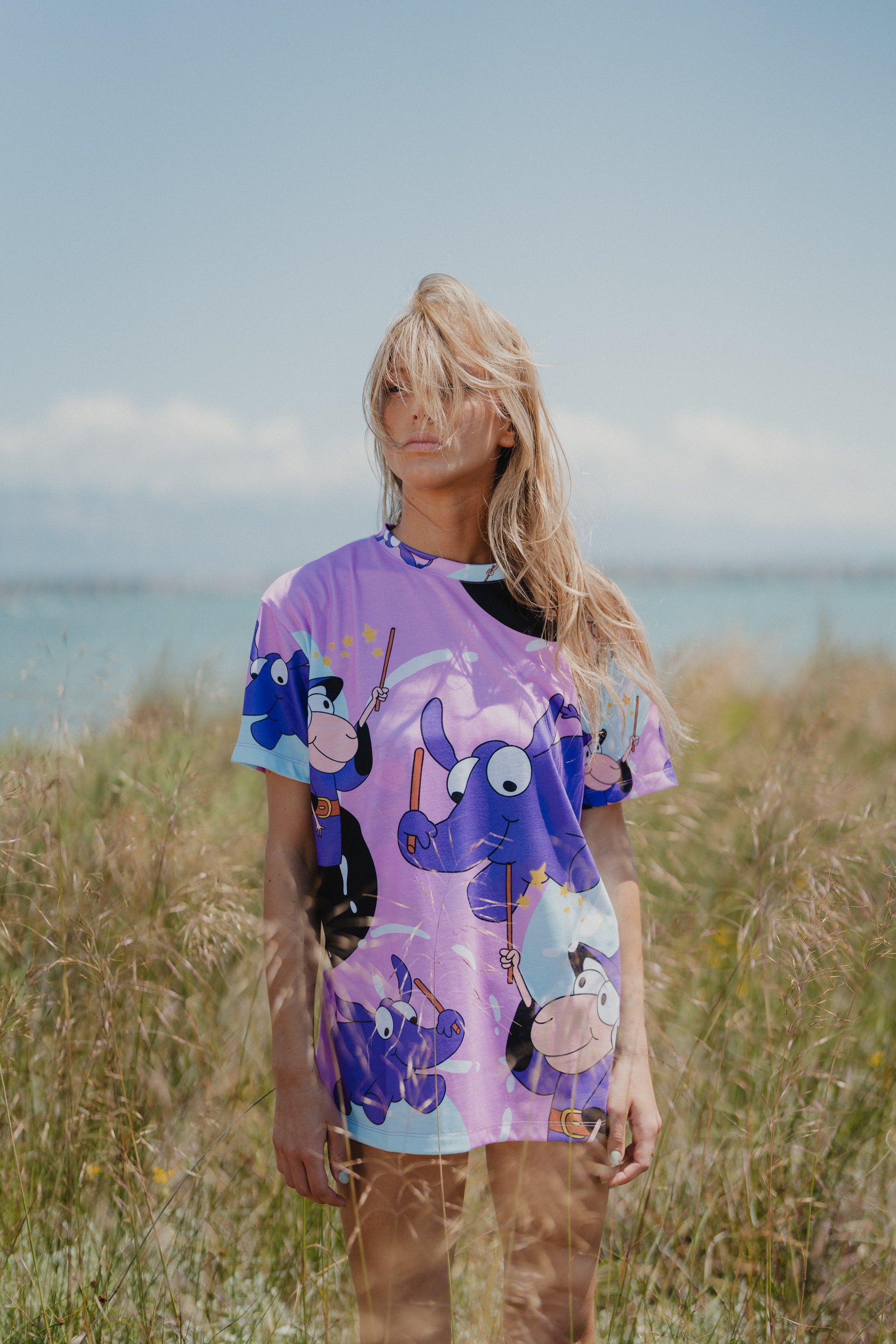 W's Elephant All Over Print T-Shirt