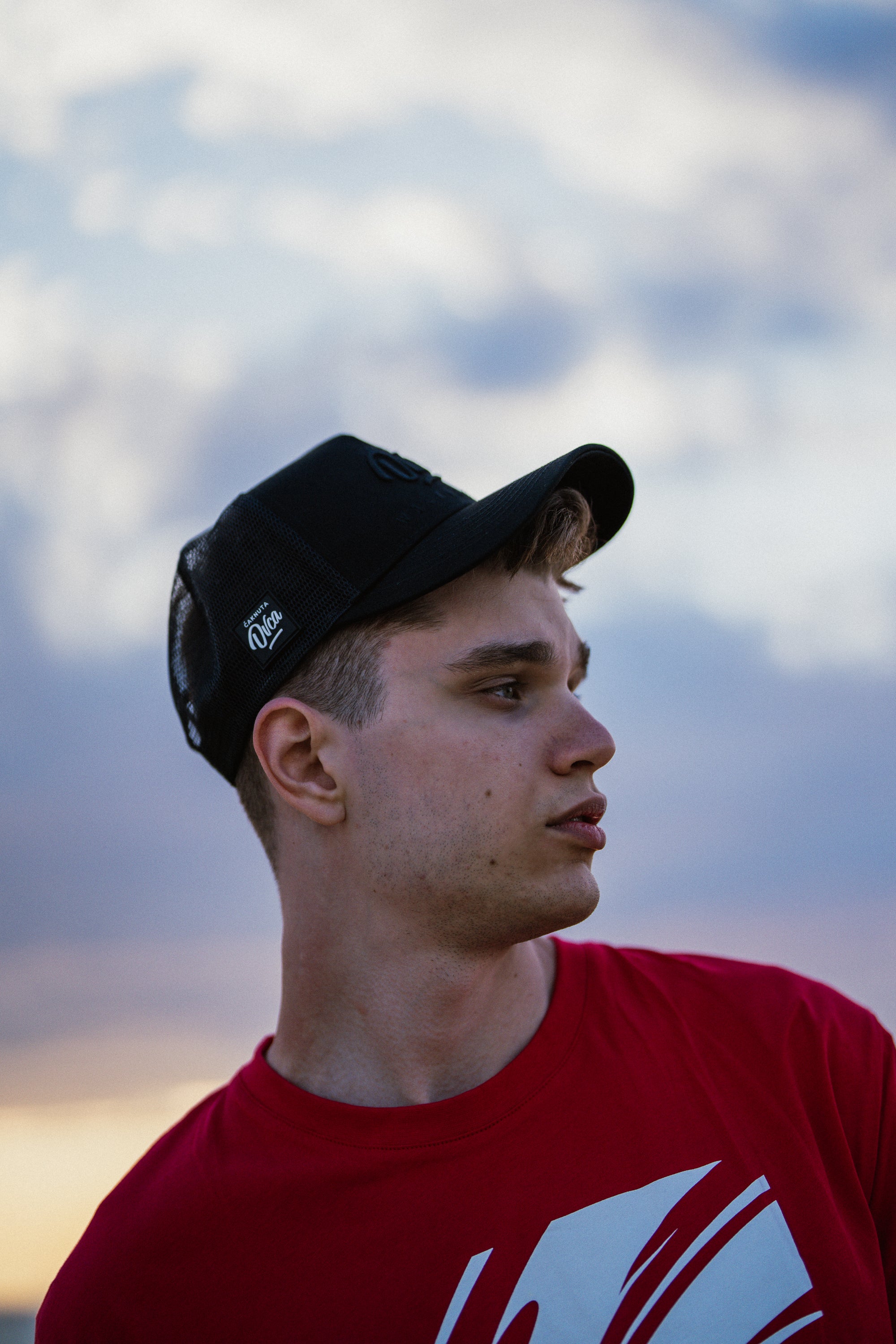 Black Trucker Cap