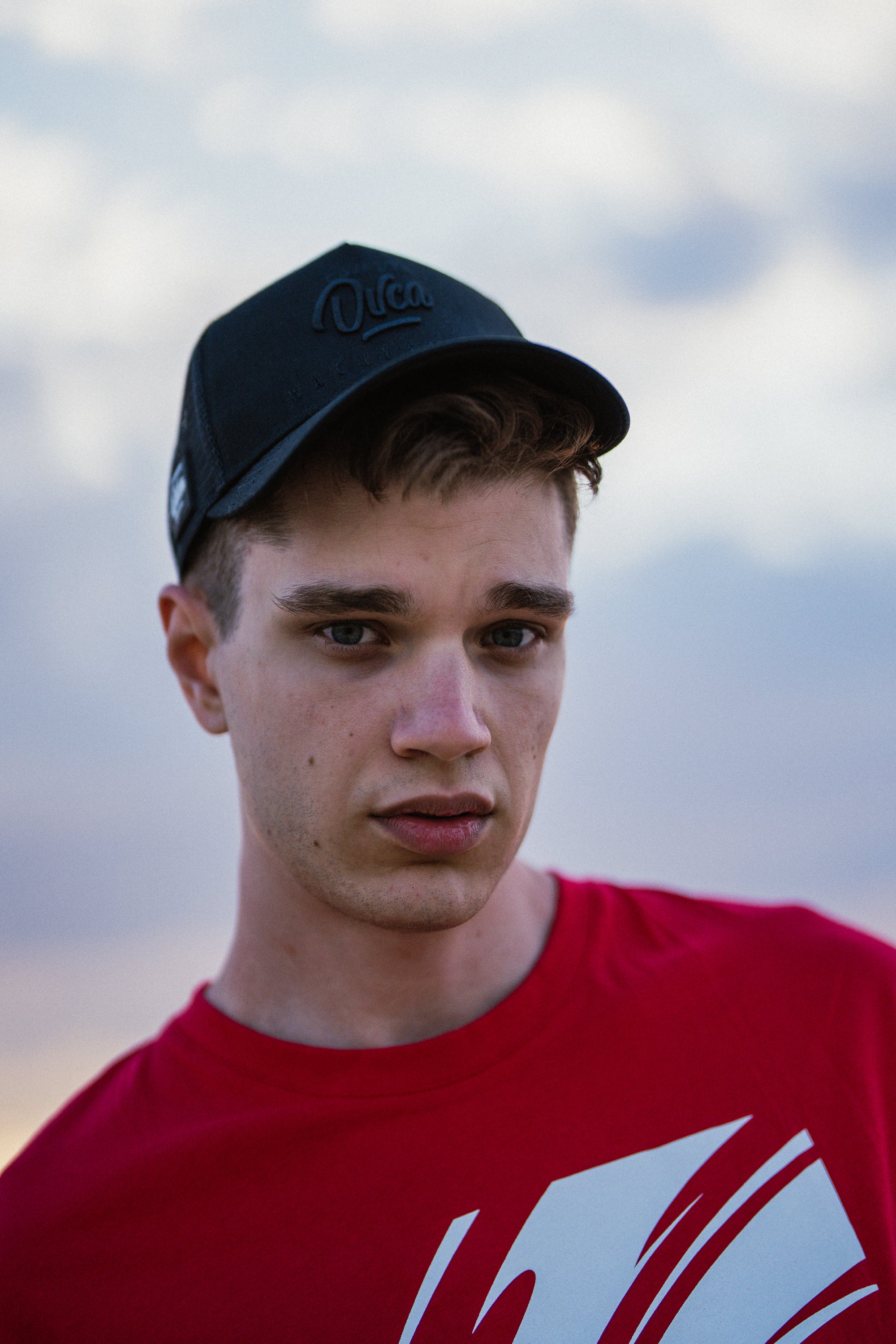 Black Trucker Cap