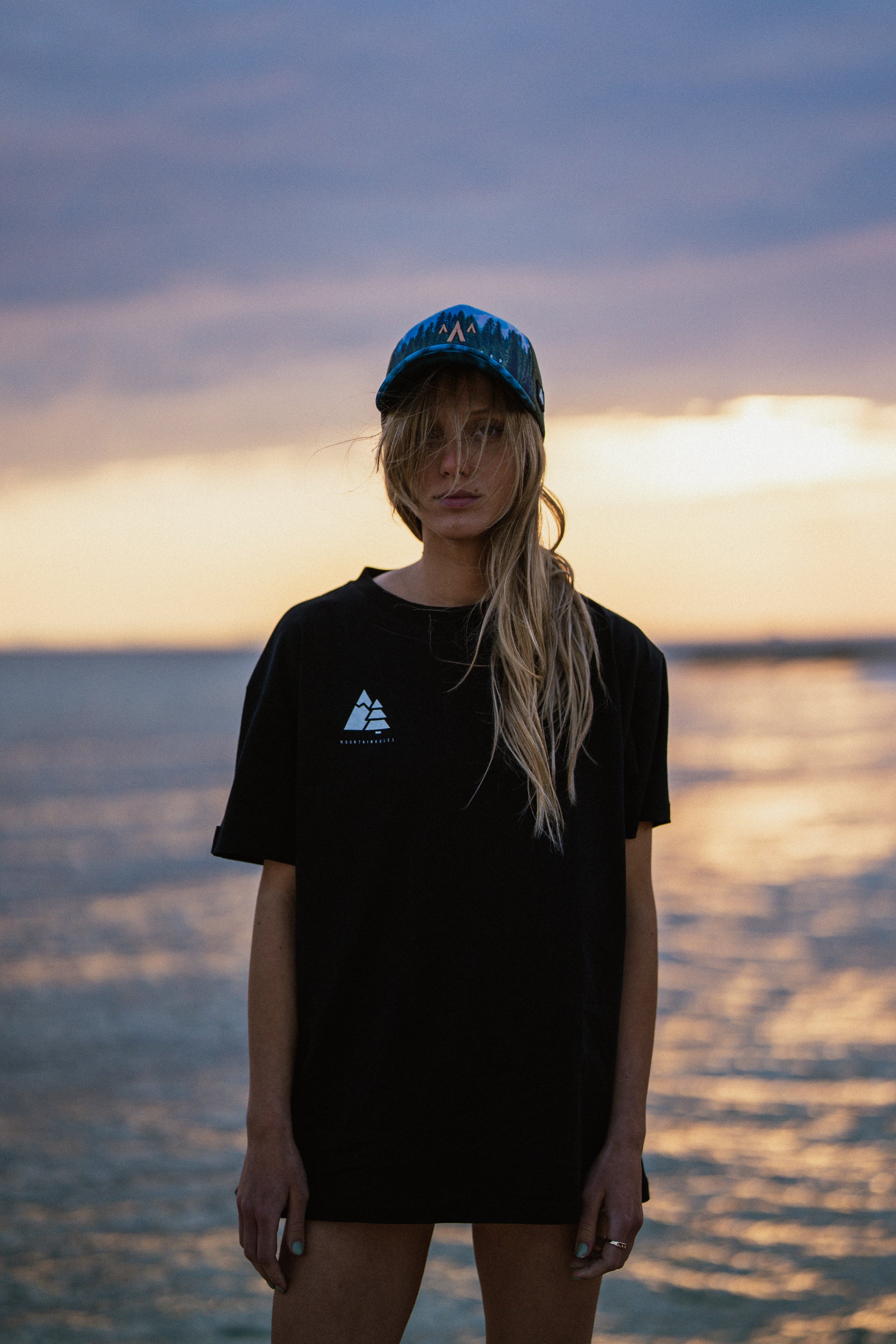 W's Black Dolomiti T-Shirt