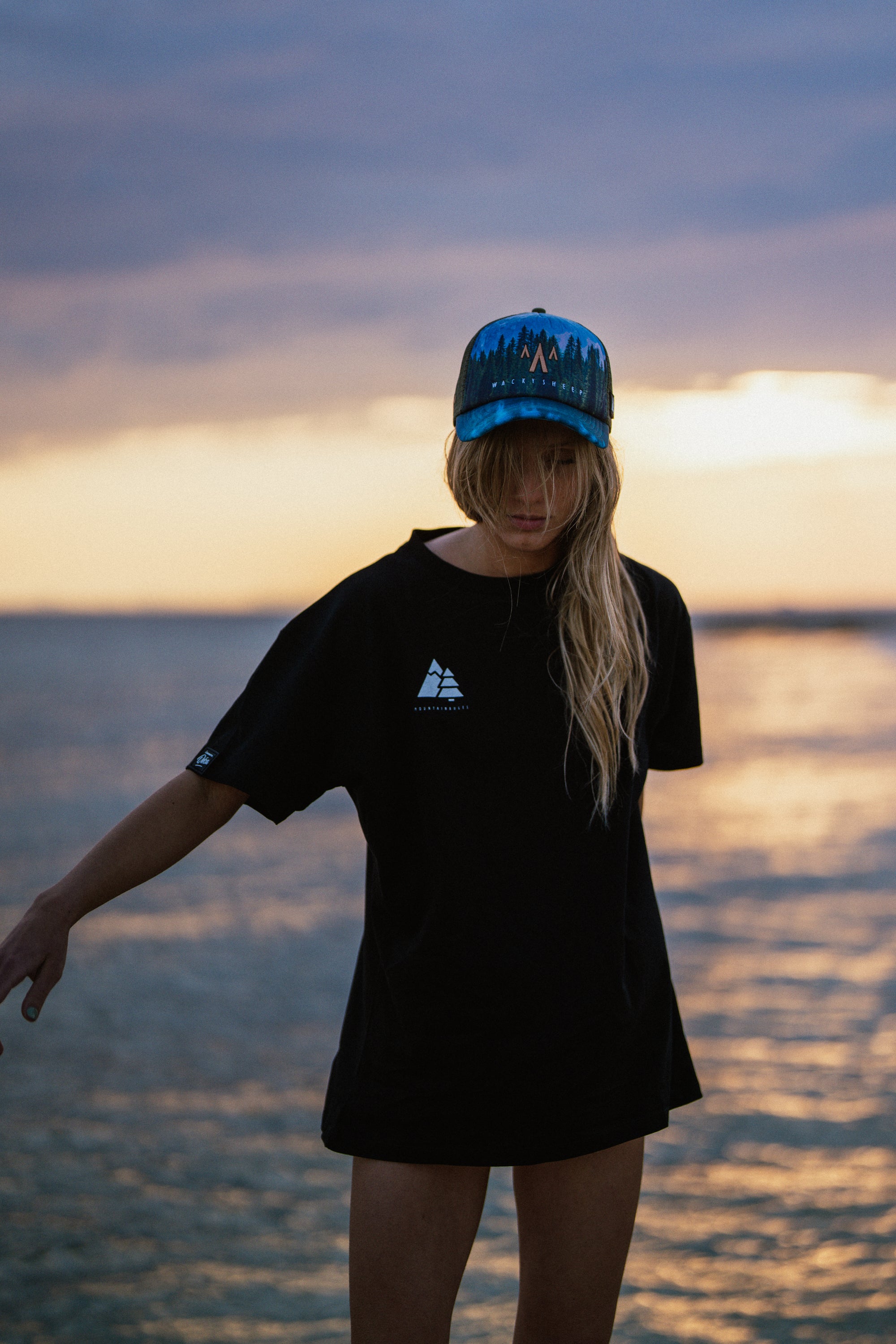 W's Black Dolomiti T-Shirt