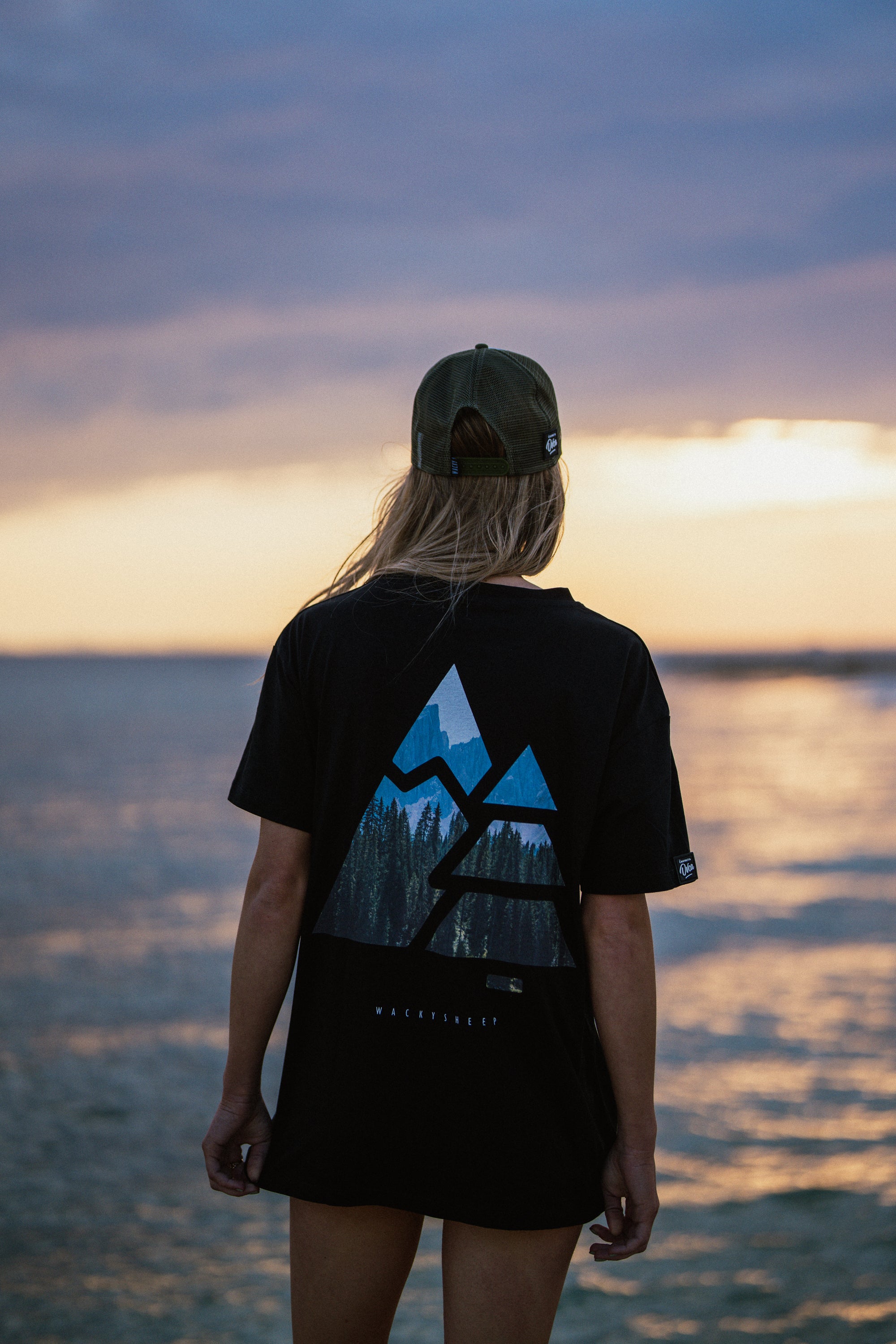 W's Black Dolomiti T-Shirt