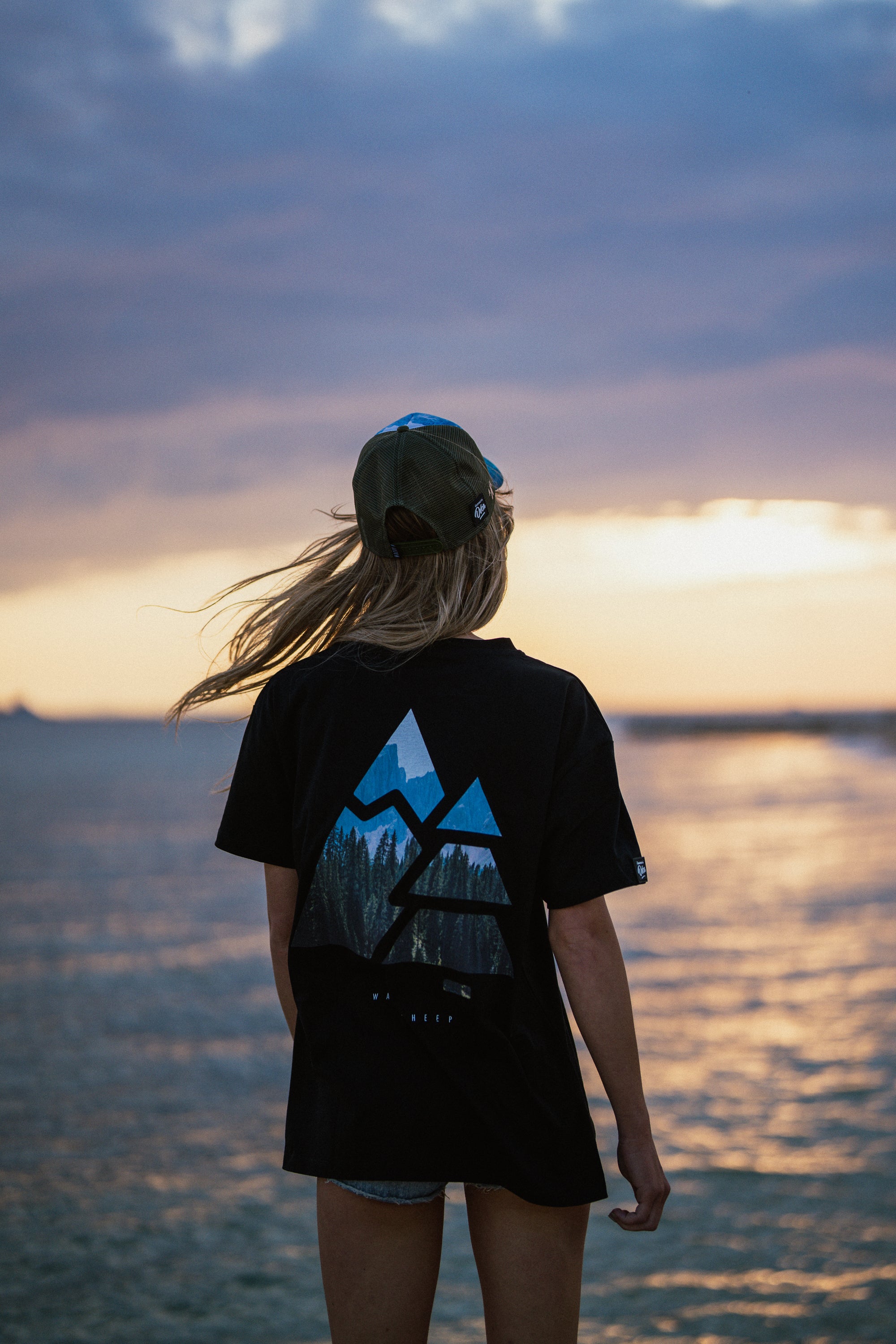 W's Black Dolomiti T-Shirt