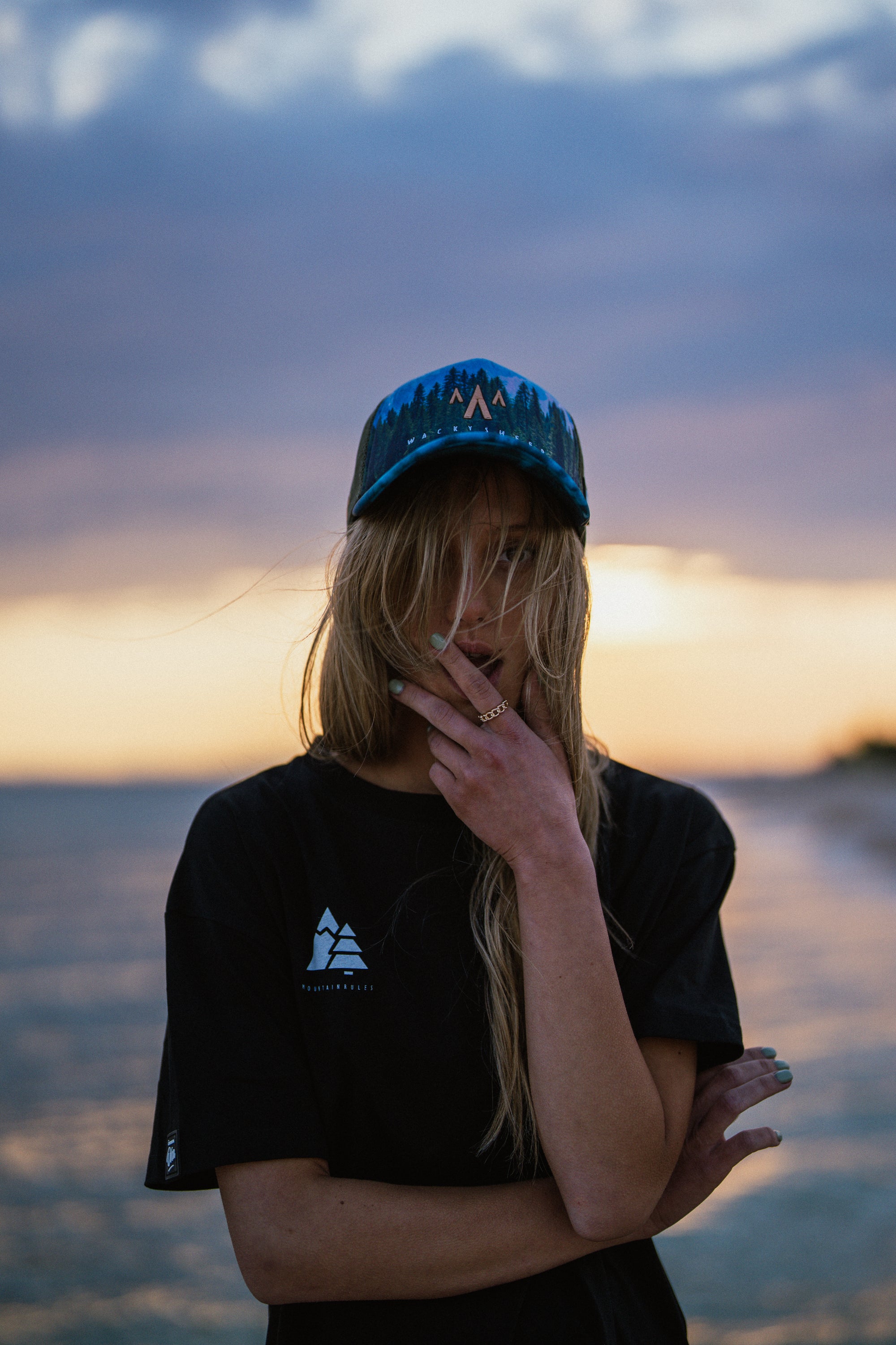 W's Black Dolomiti T-Shirt
