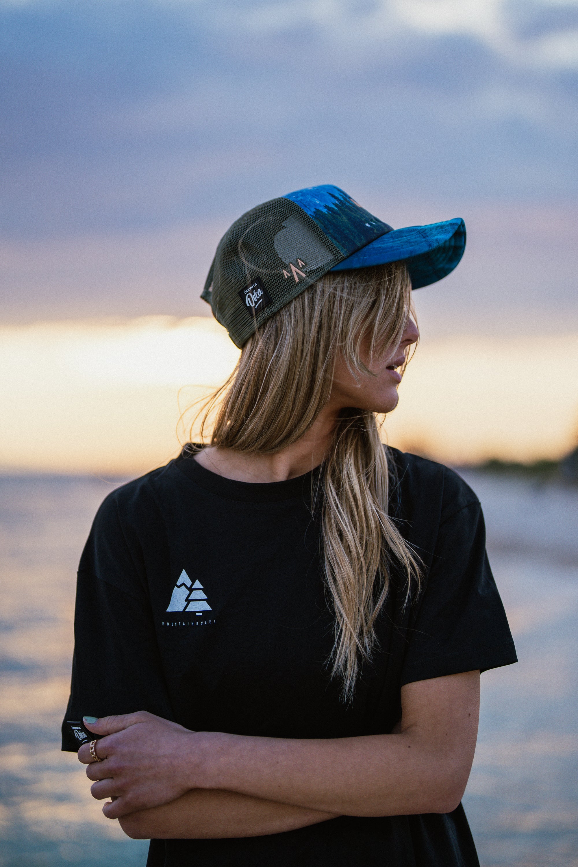 W's Black Dolomiti T-Shirt