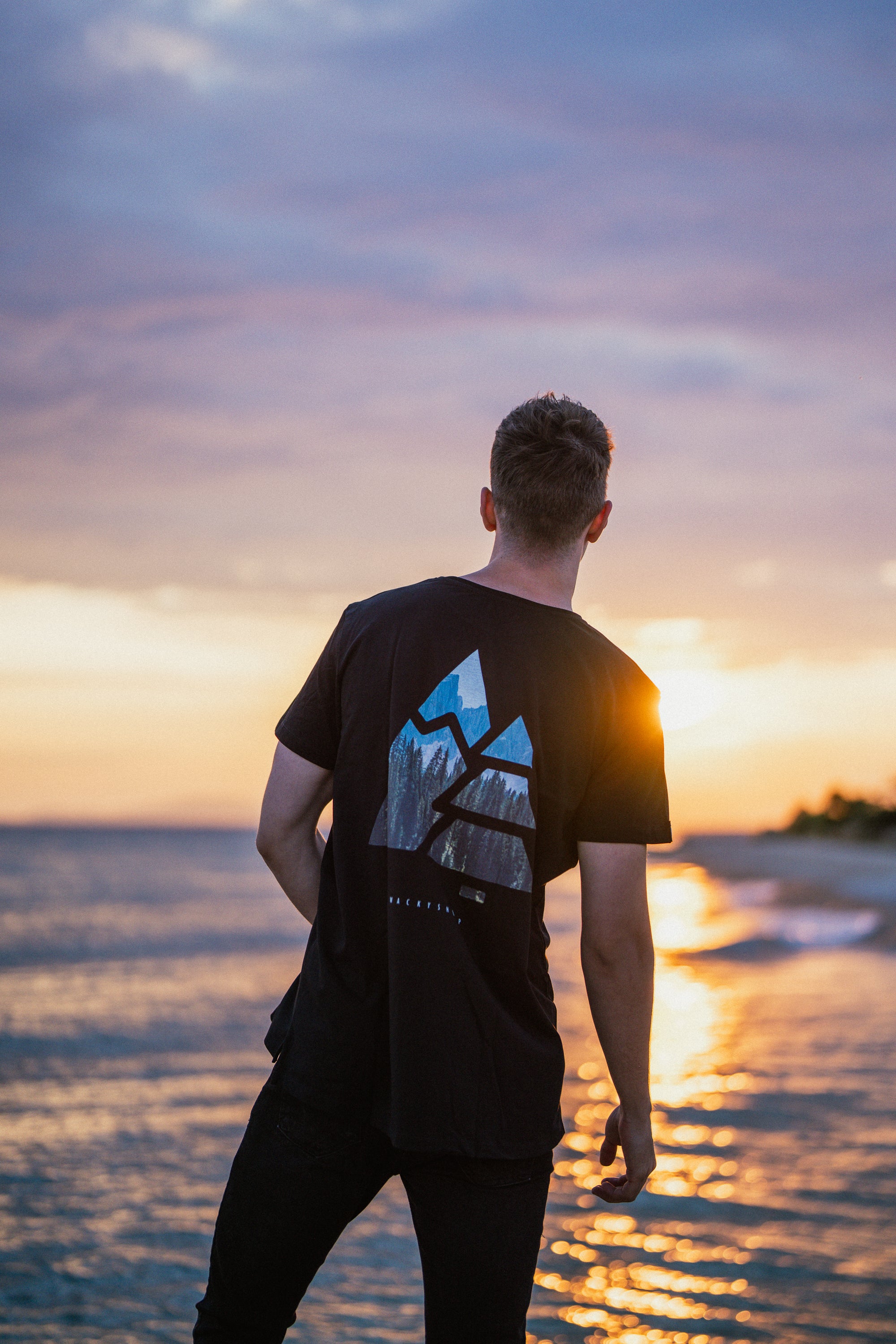 M's Dolomiti Black T-Shirt