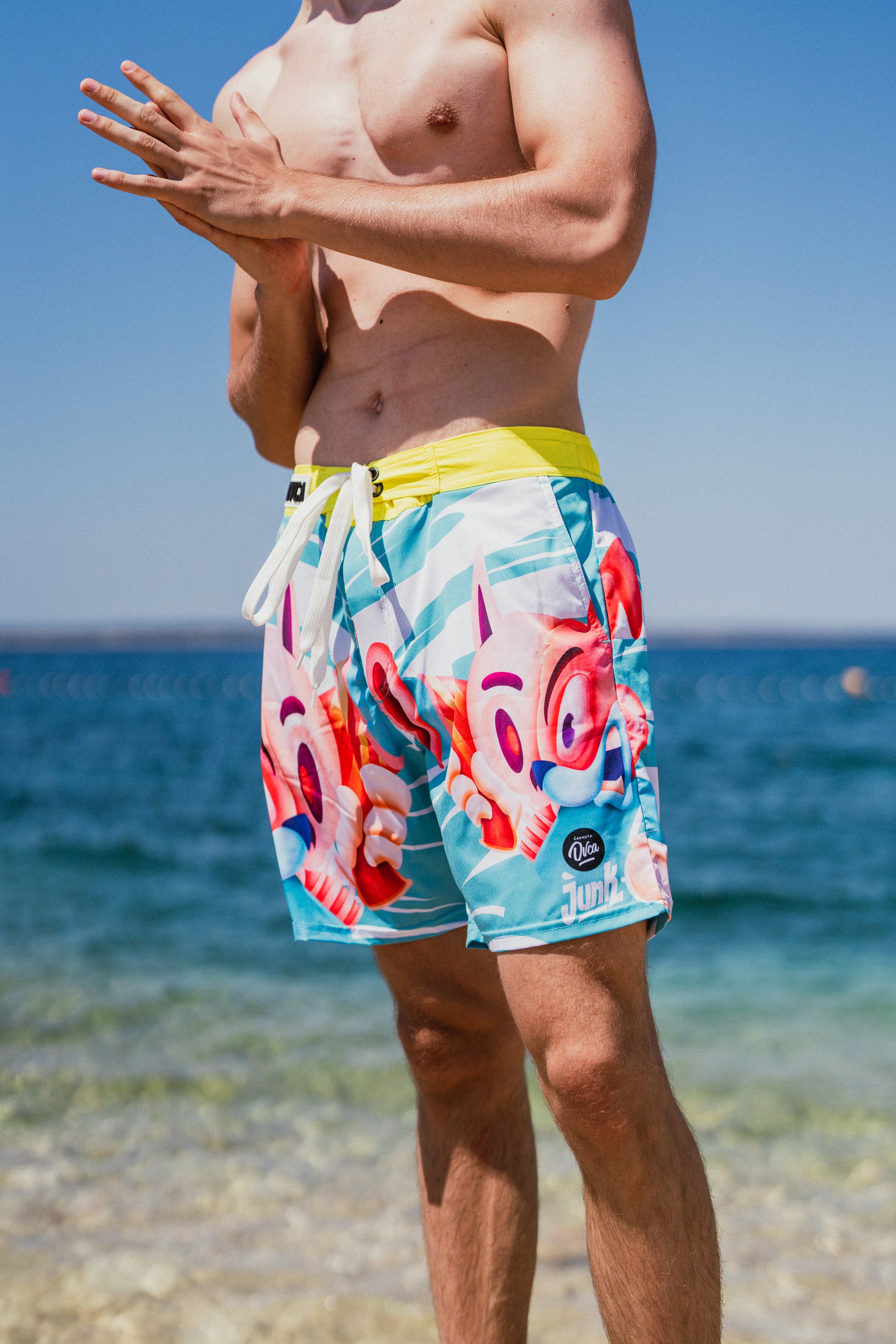 M's Short Rabbit Swim Shorts