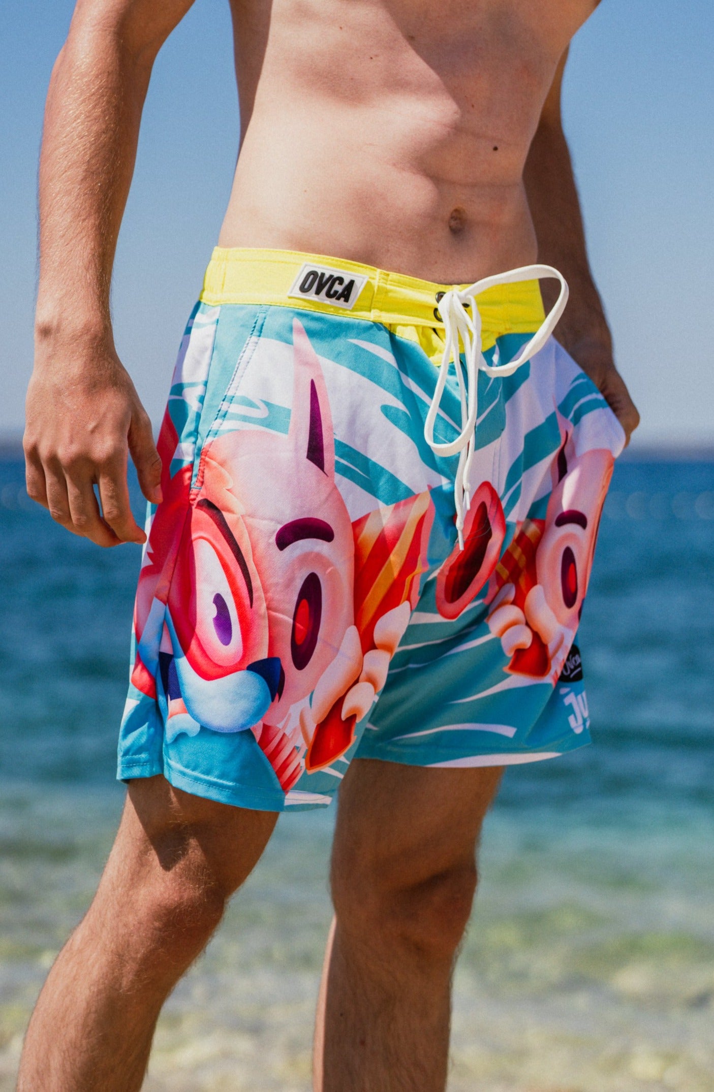 M's Short Rabbit Swim Shorts
