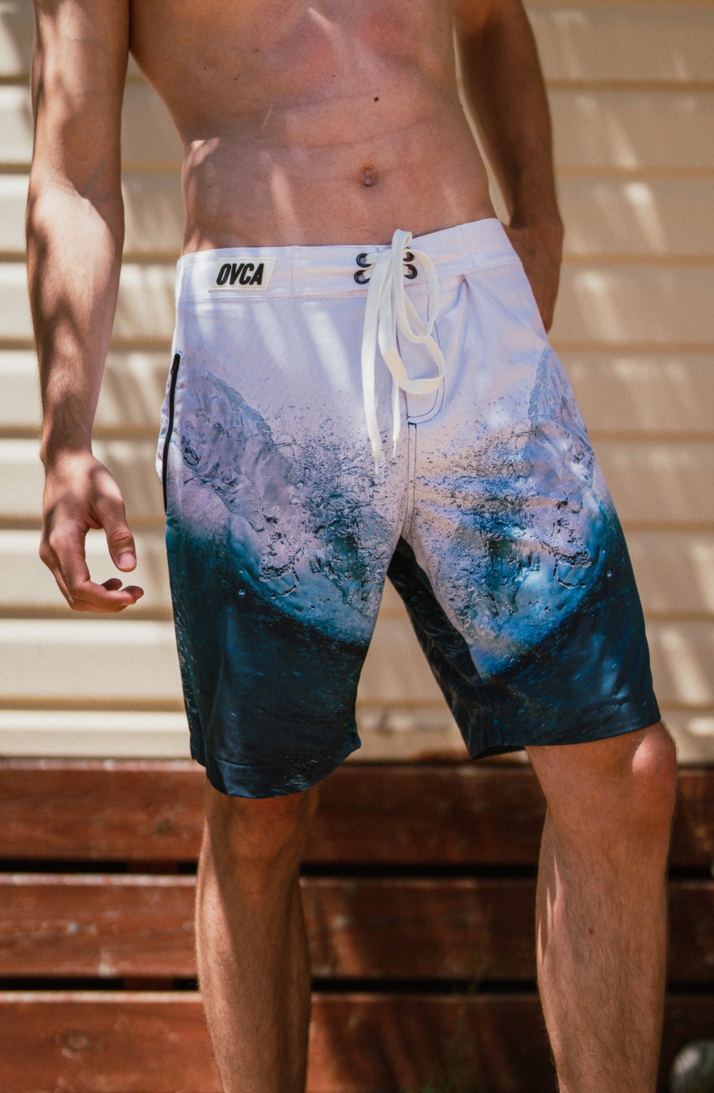 M's Long Wave Swim Shorts