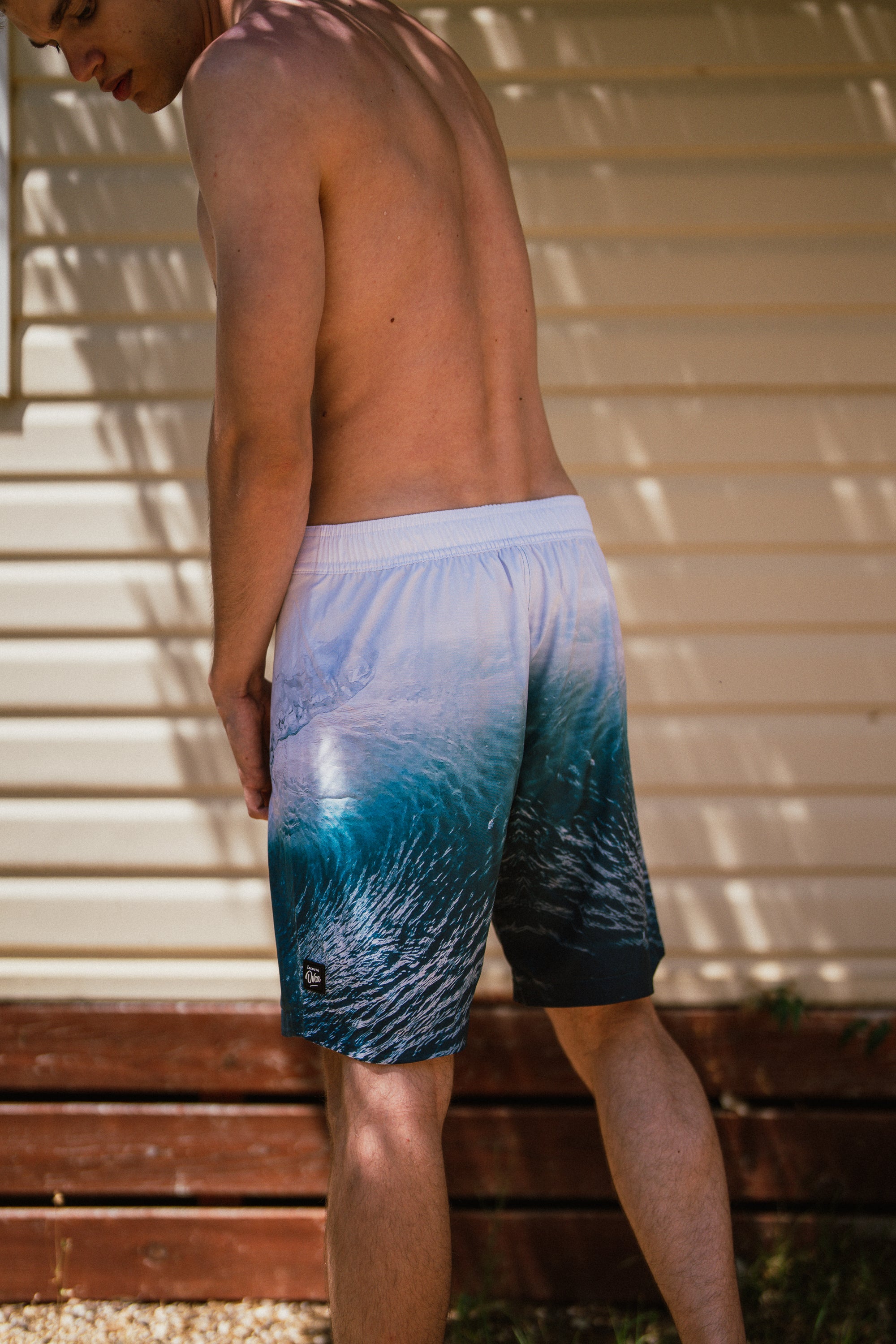 M's Long Wave Swim Shorts