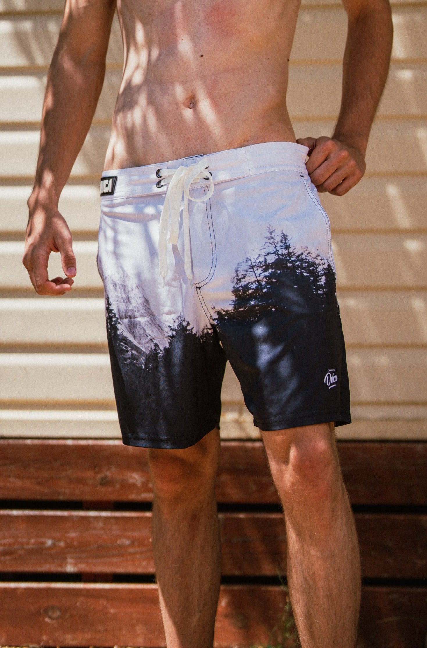 M's Short Black Forest Swim Shorts
