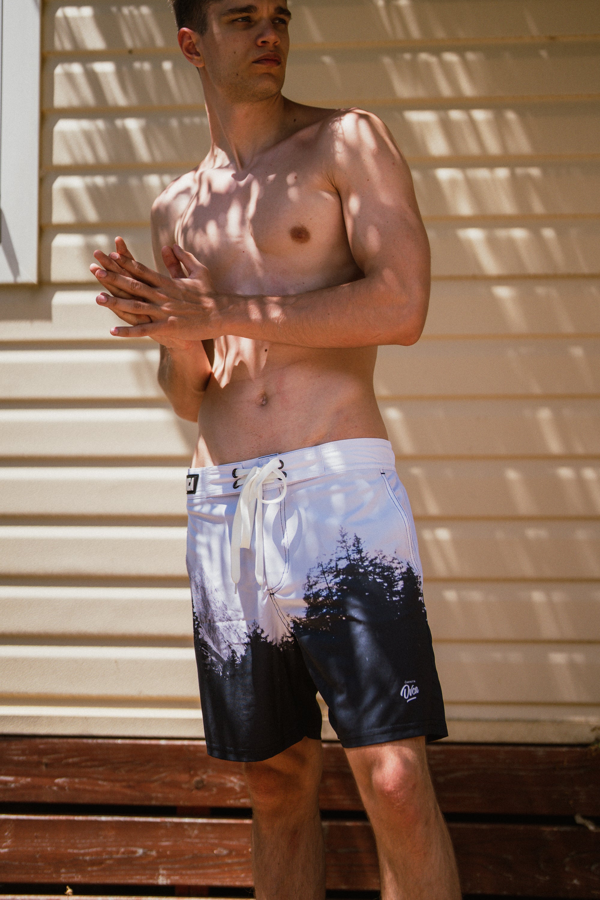 M's Short Black Forest Swim Shorts