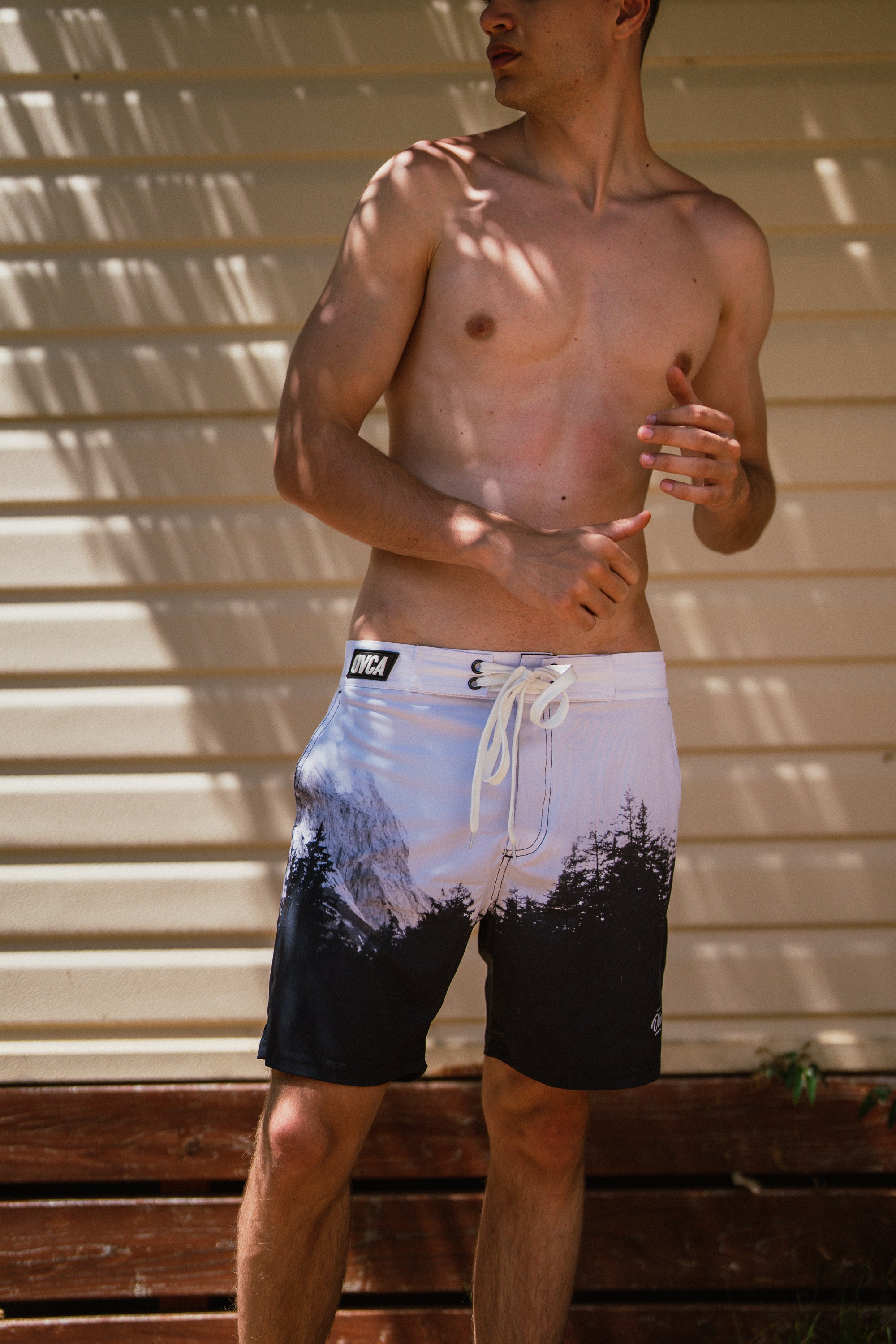 M's Short Black Forest Swim Shorts