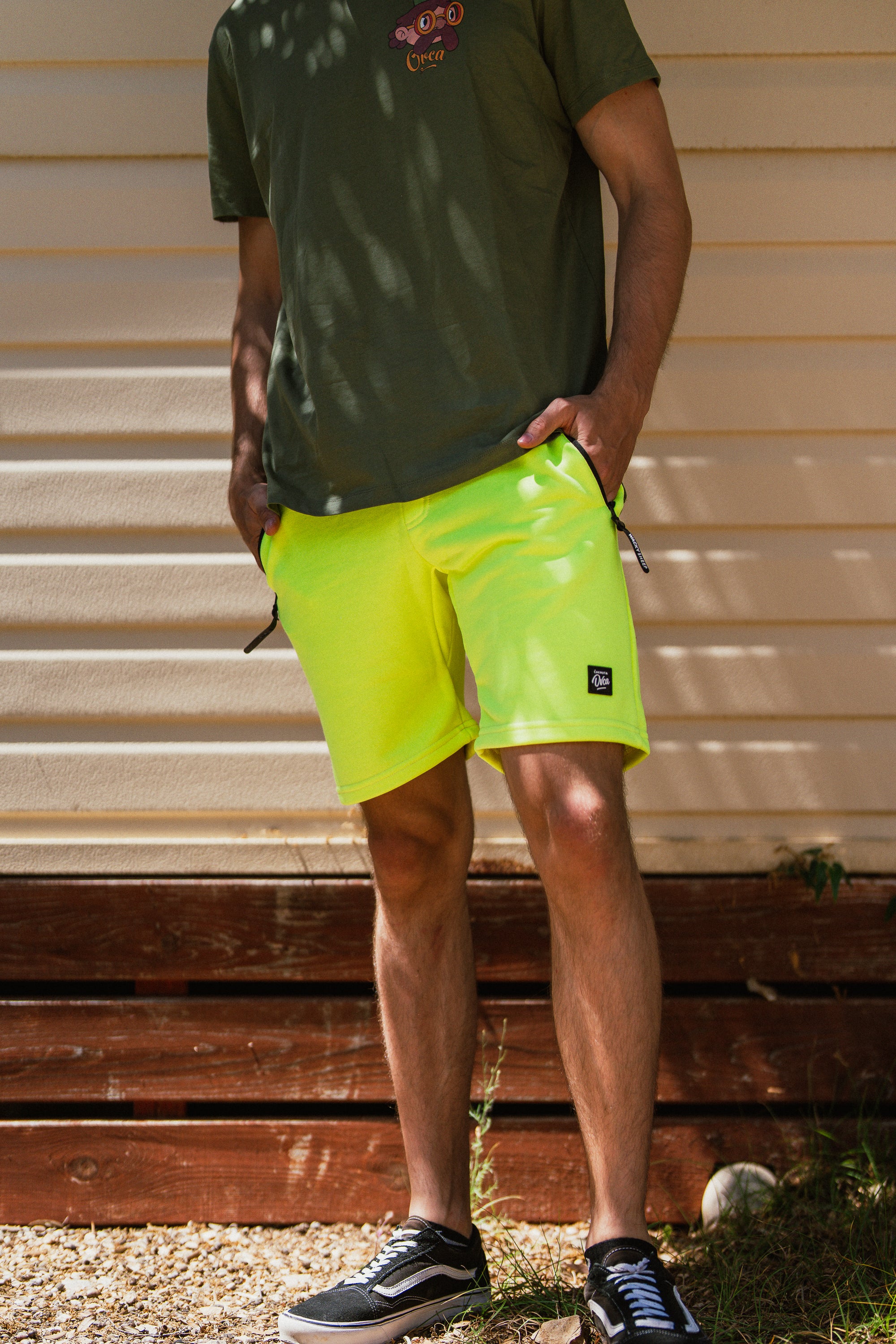 M's Neon Cotton Shorts