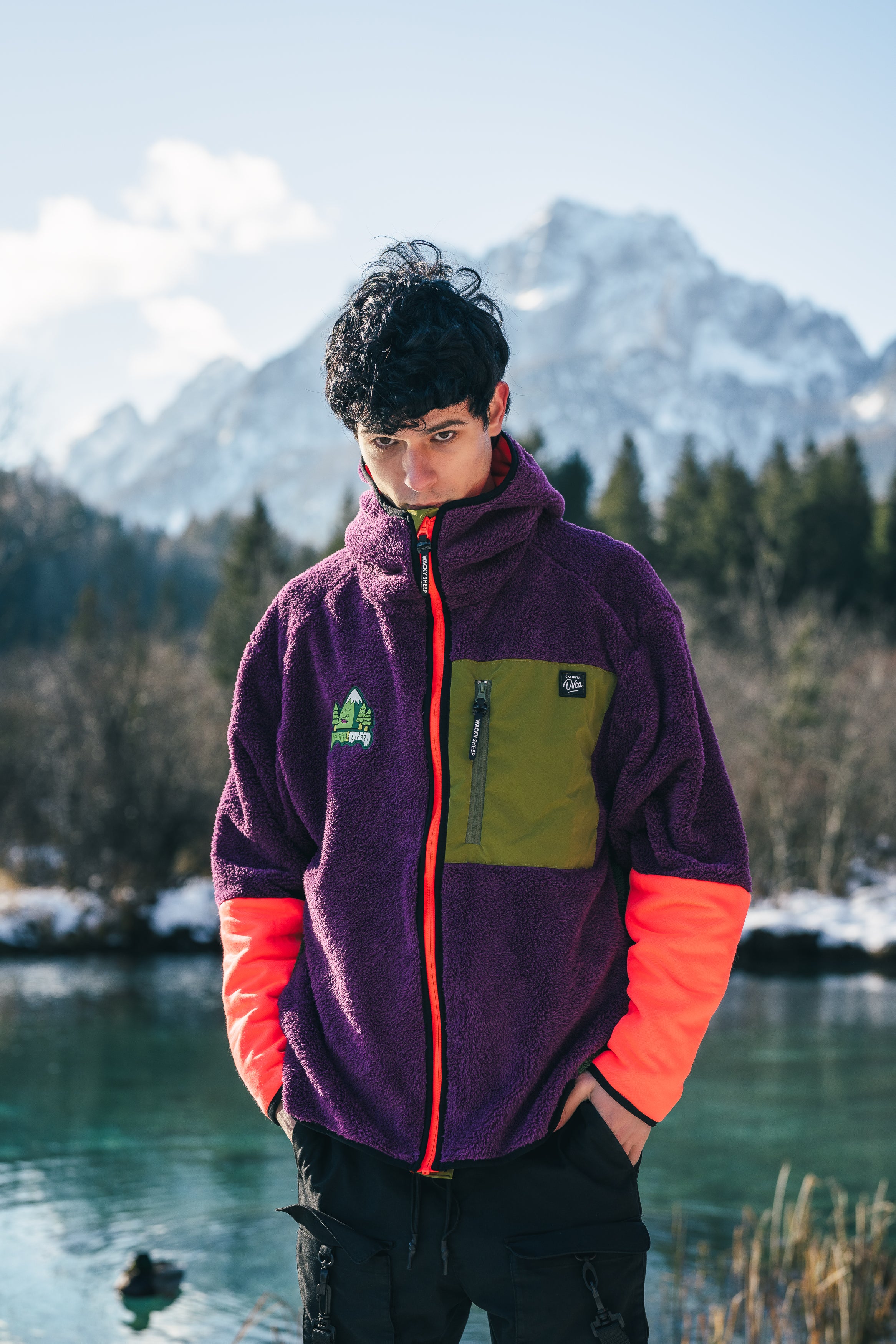 M's Fleece Sherpa Zip Hoodie
