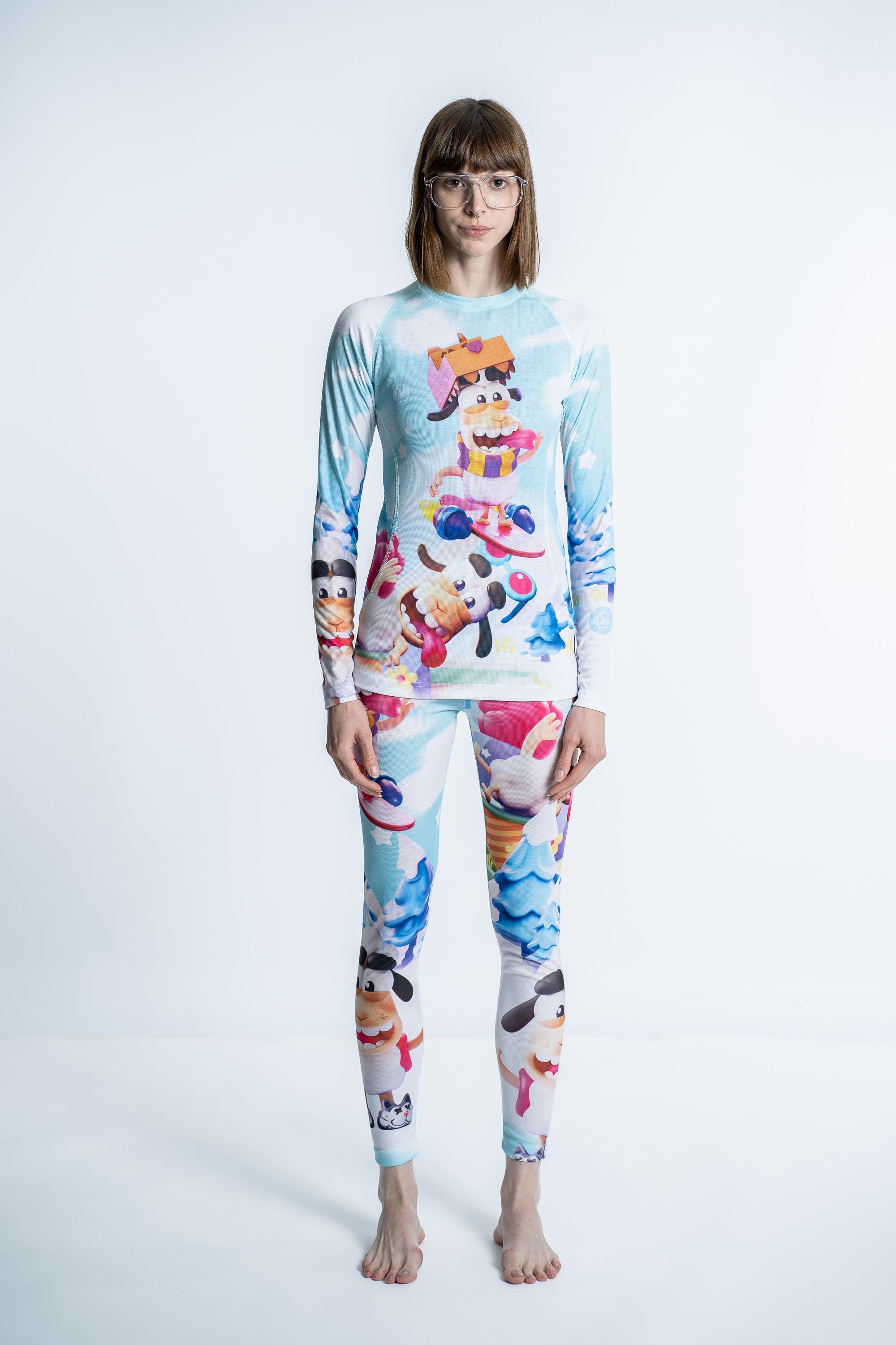 W's 3D Sheep Activewear Set