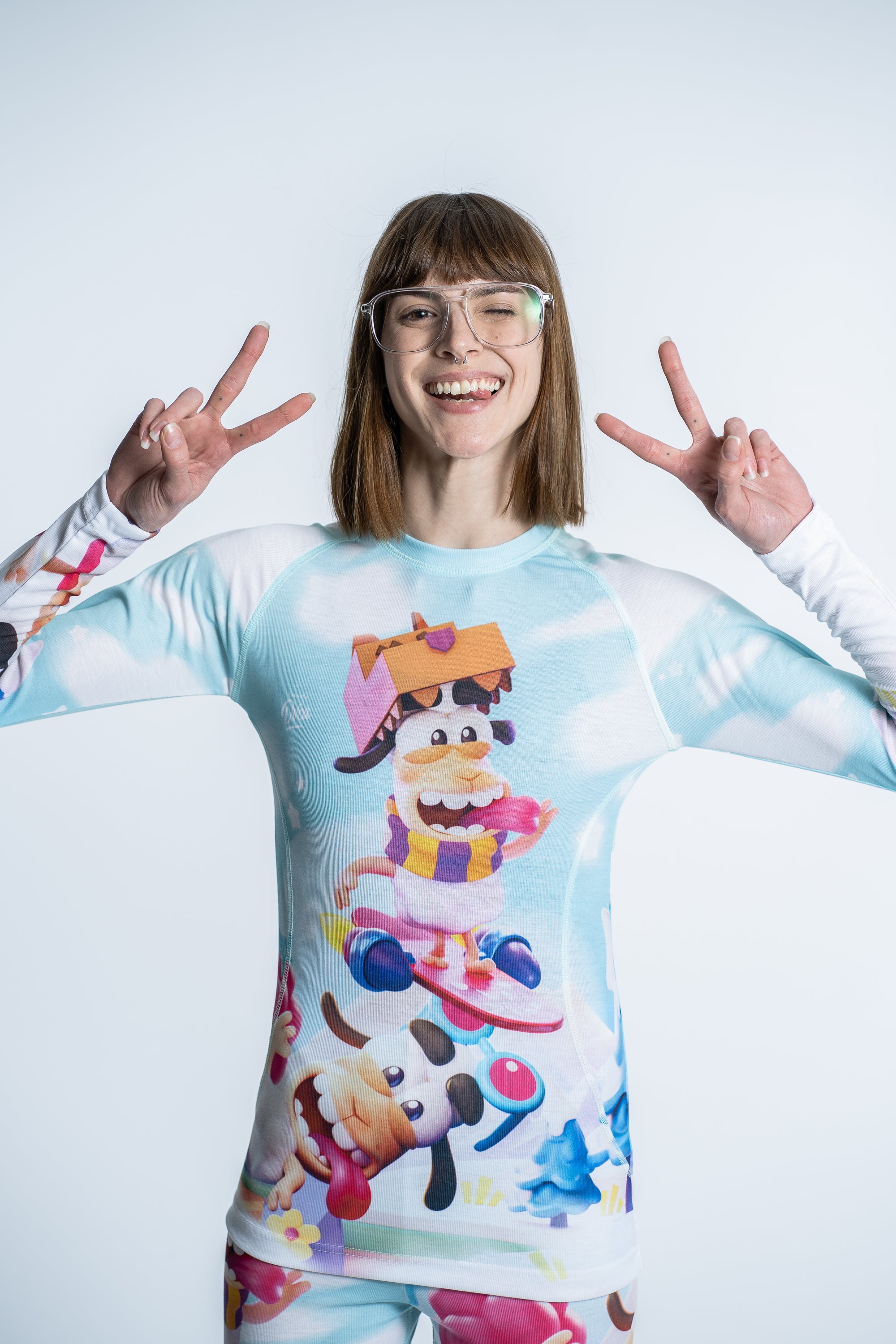 W's 3D Sheep Activewear Set