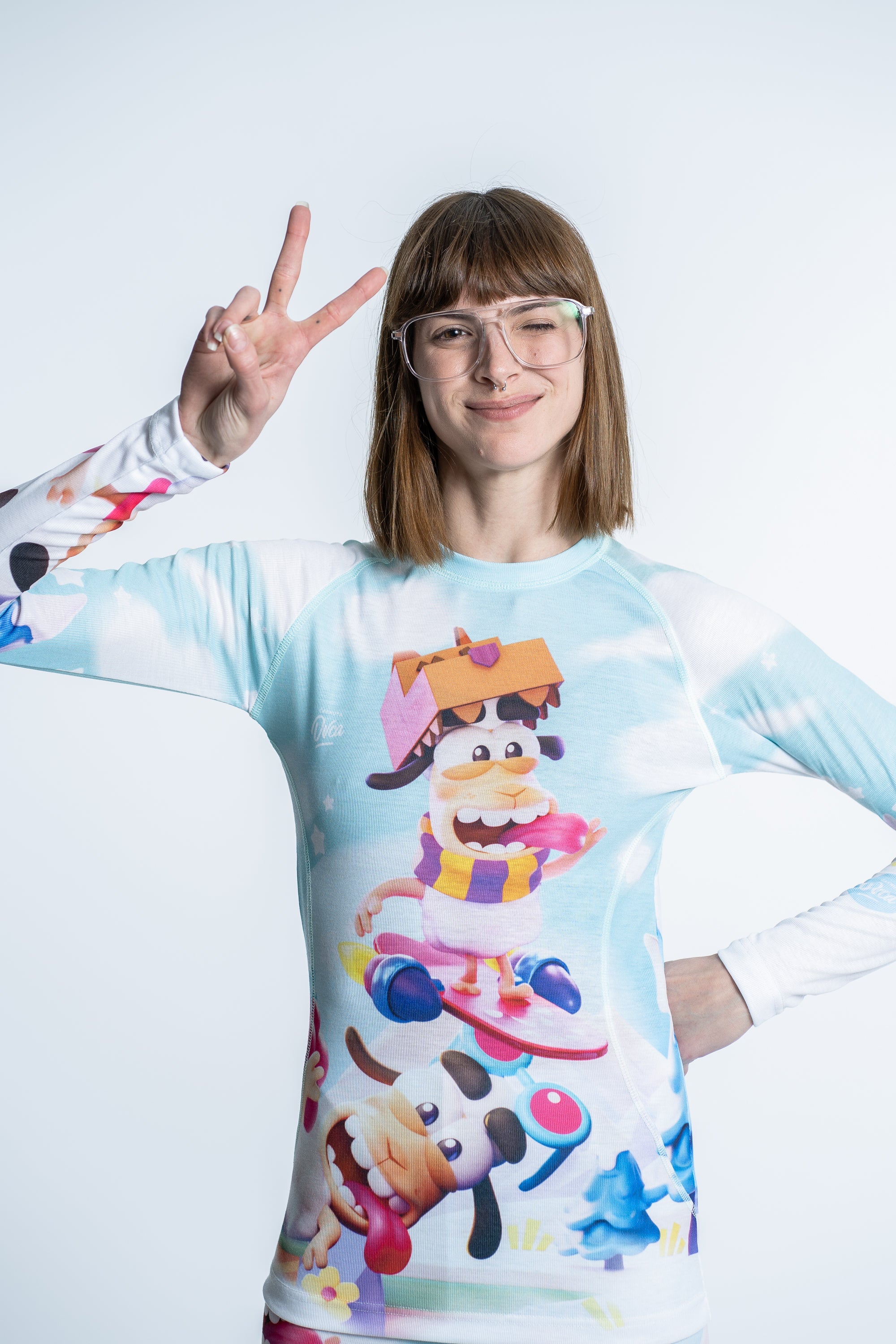 W's 3D Sheep Activewear Set