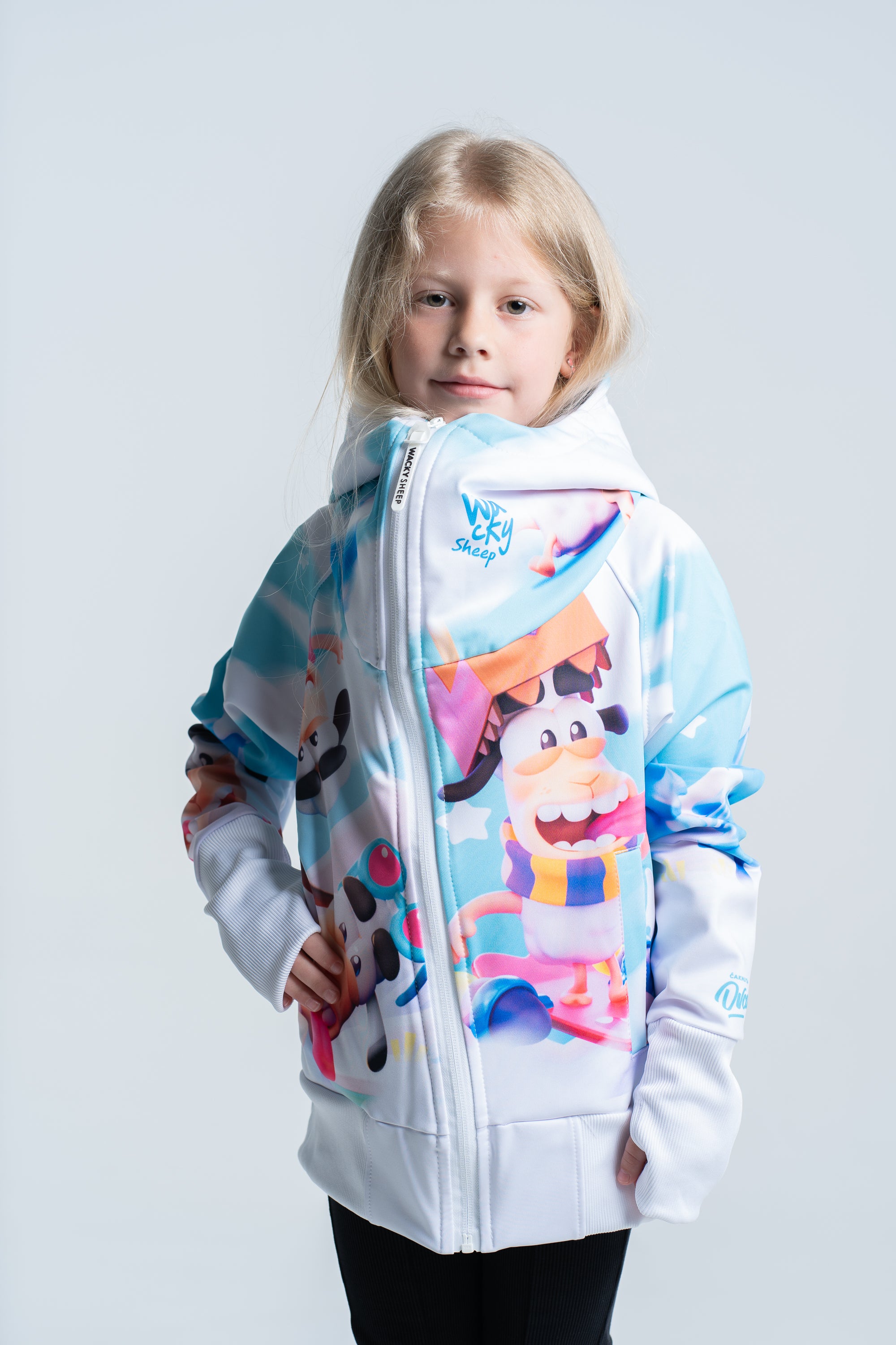 Kids Pinky Blu Hoodie