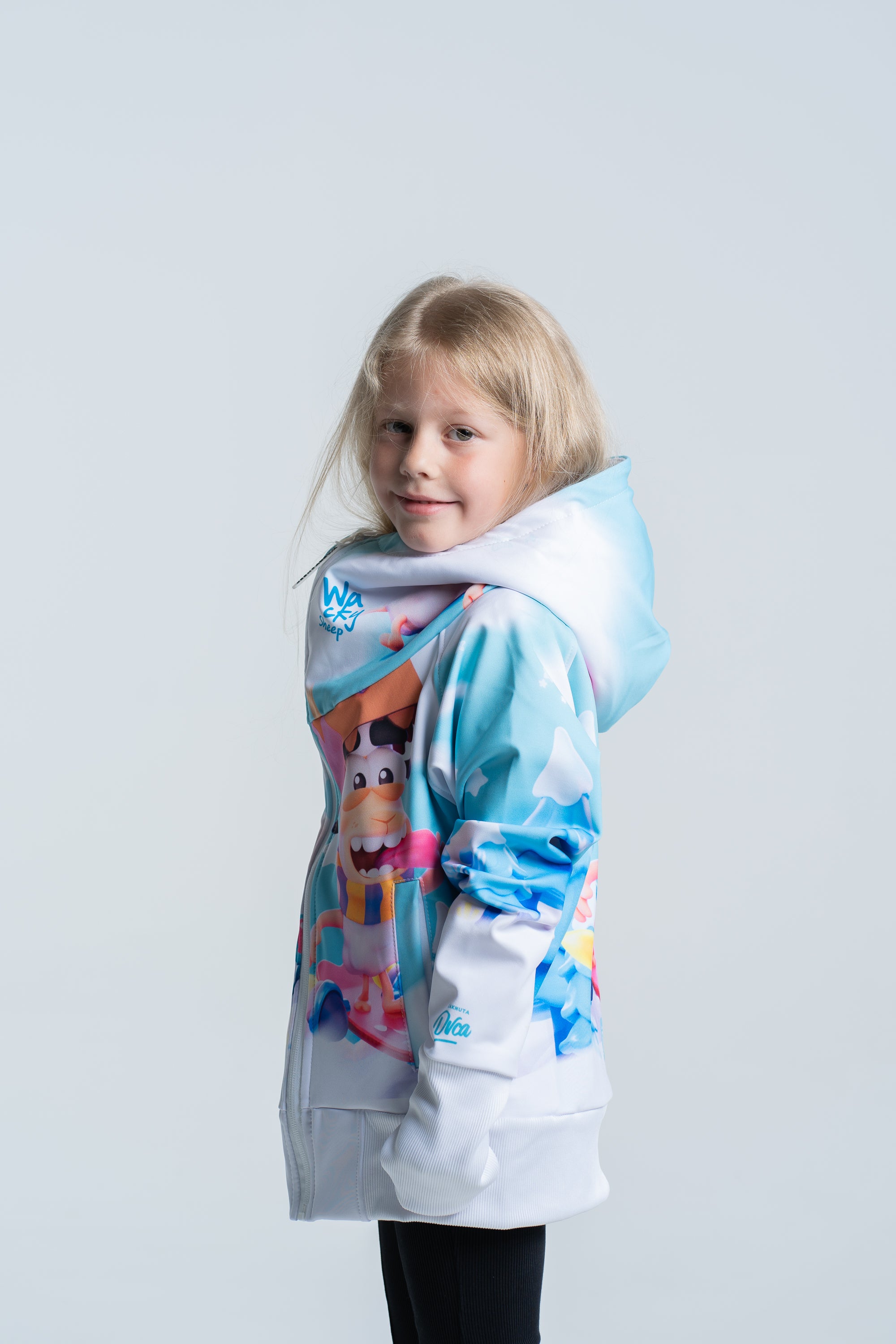 Kids Pinky Blu Hoodie