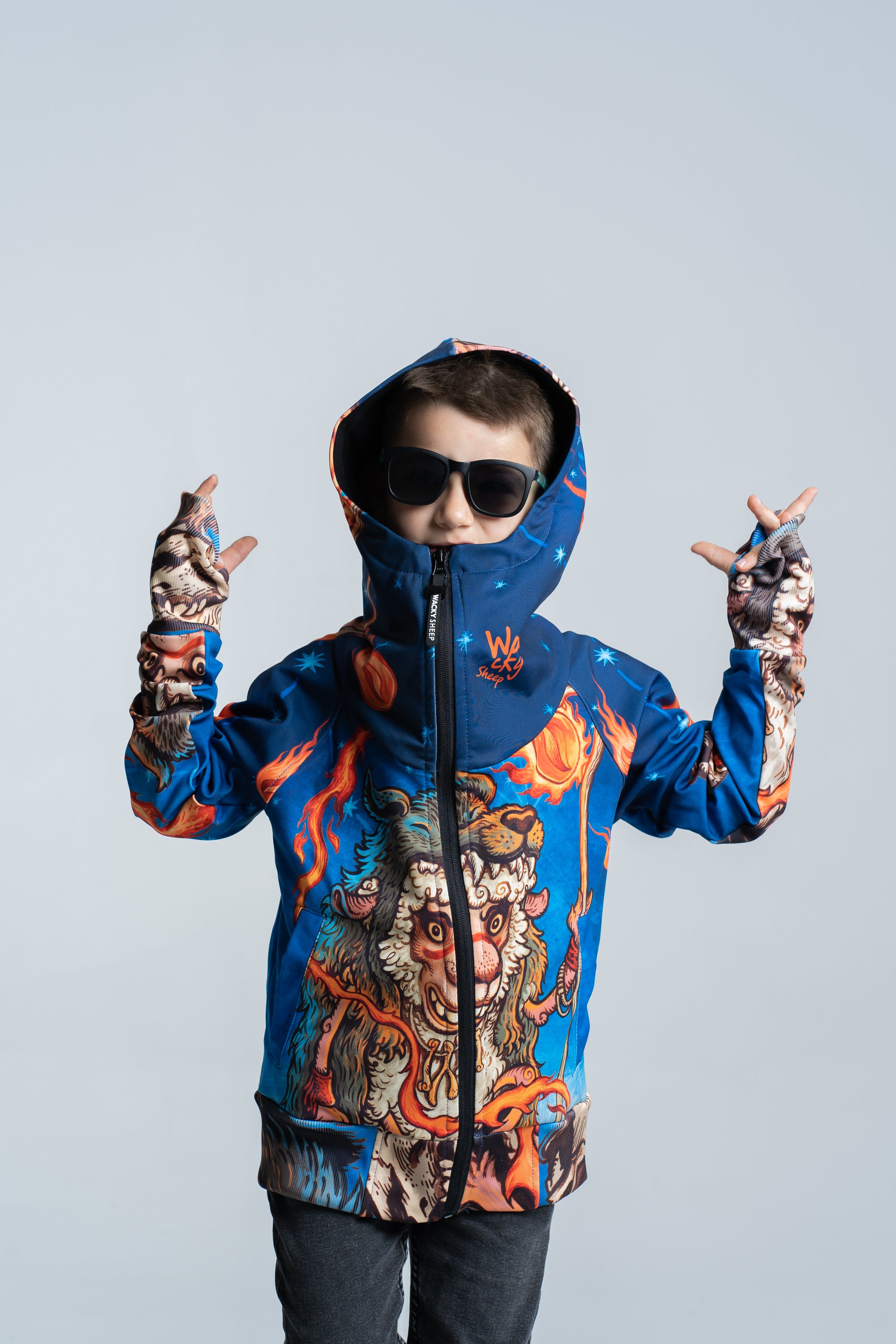 Kids Blue Shaman Hoodie
