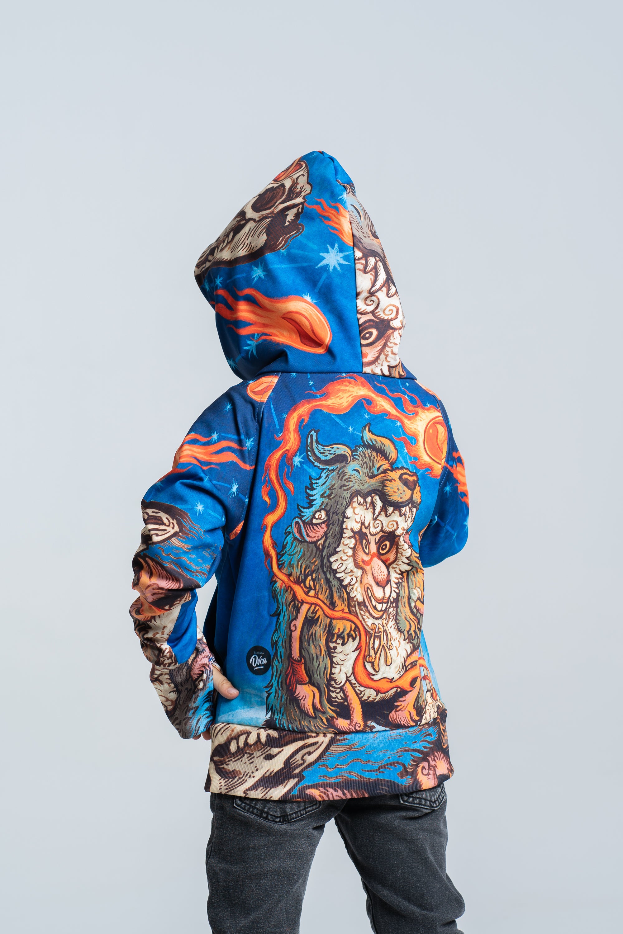 Kids Blue Shaman Hoodie