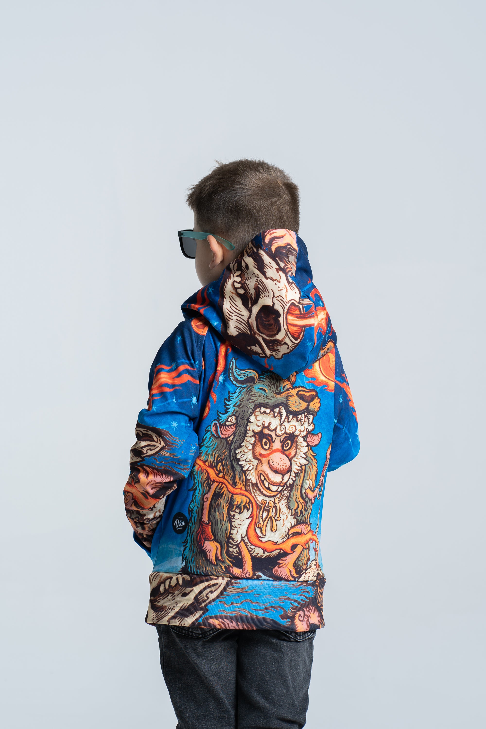 Kids Blue Shaman Hoodie
