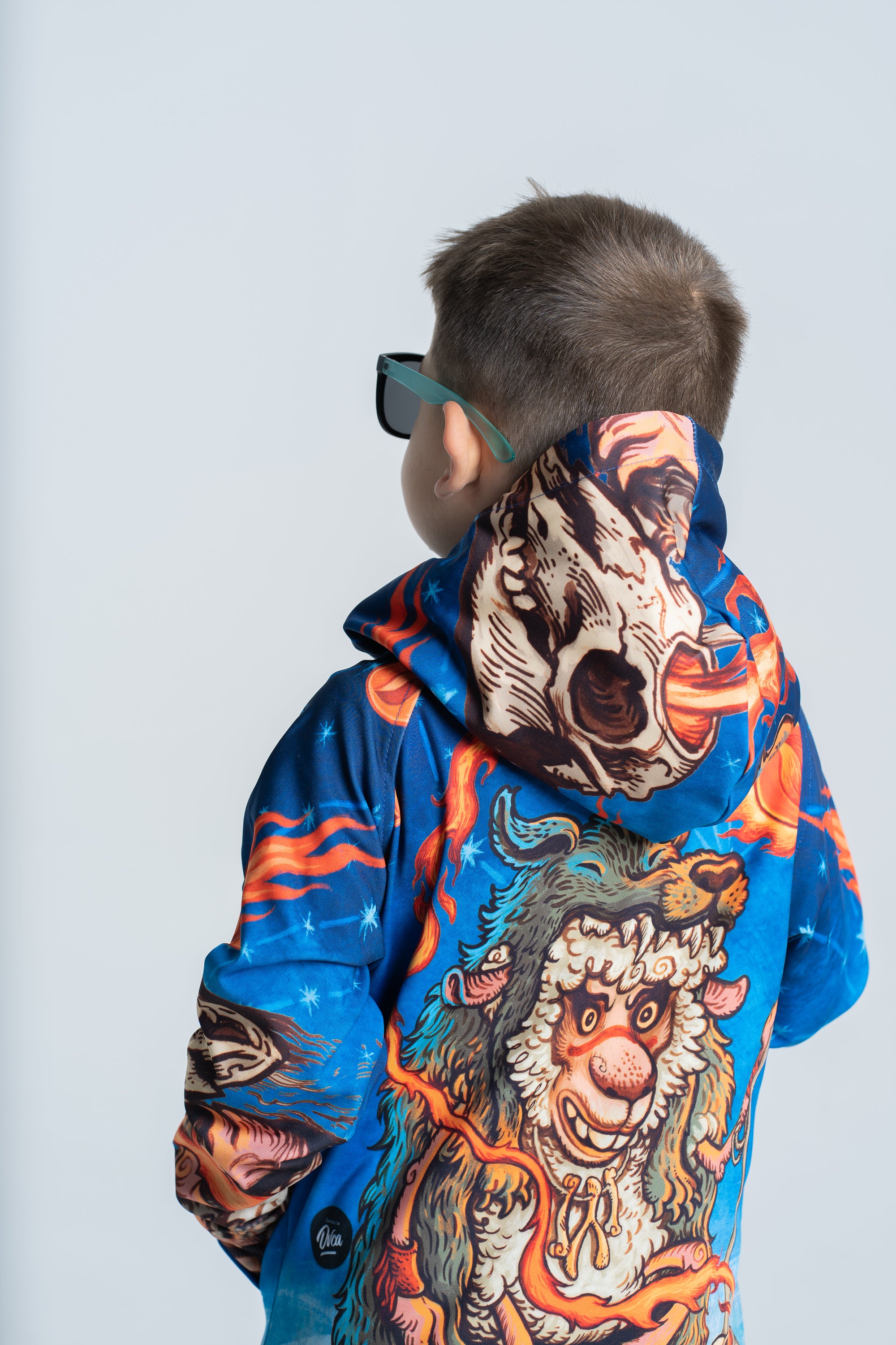 Kids Blue Shaman Hoodie
