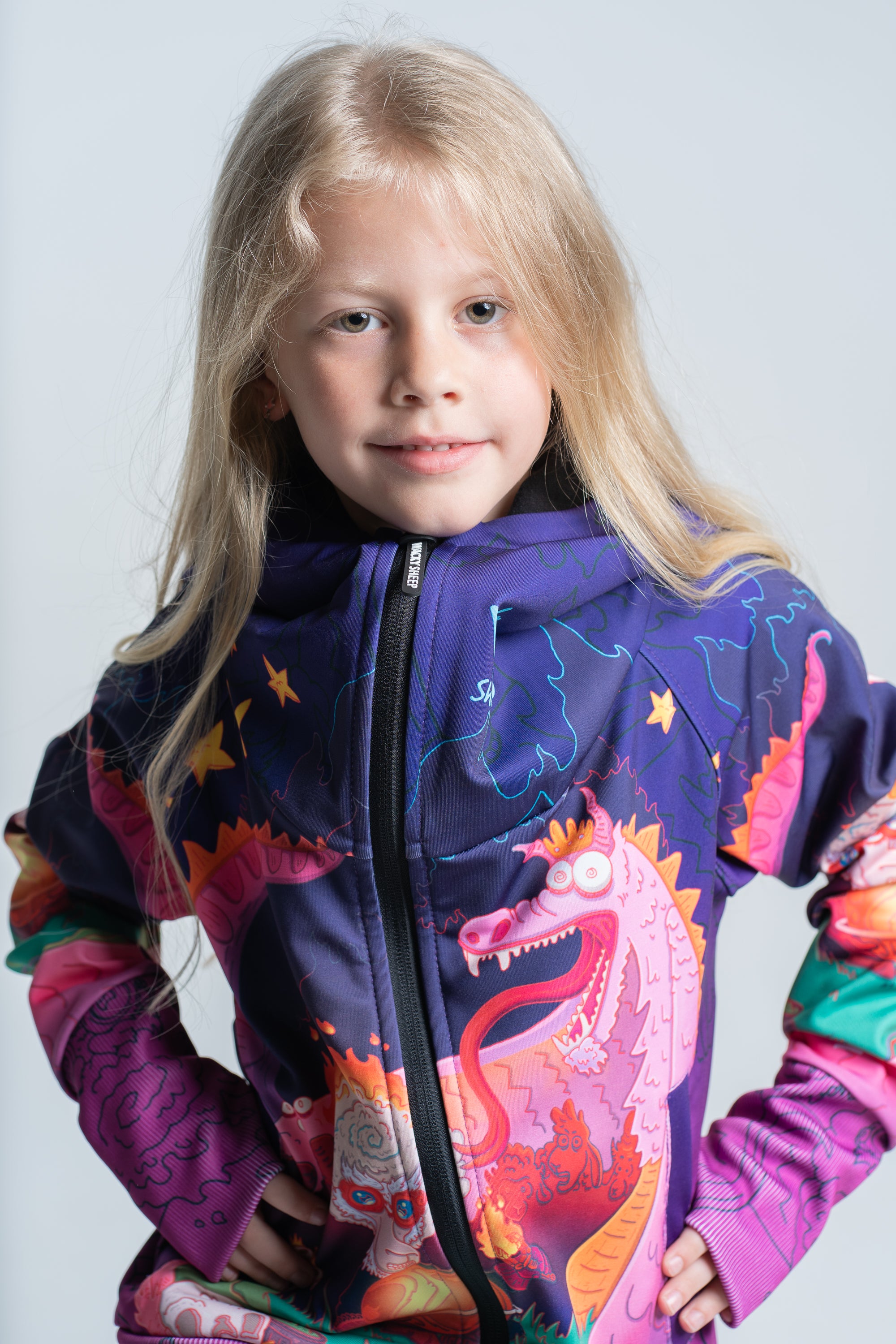 Kids Purple Azdaha Hoodie
