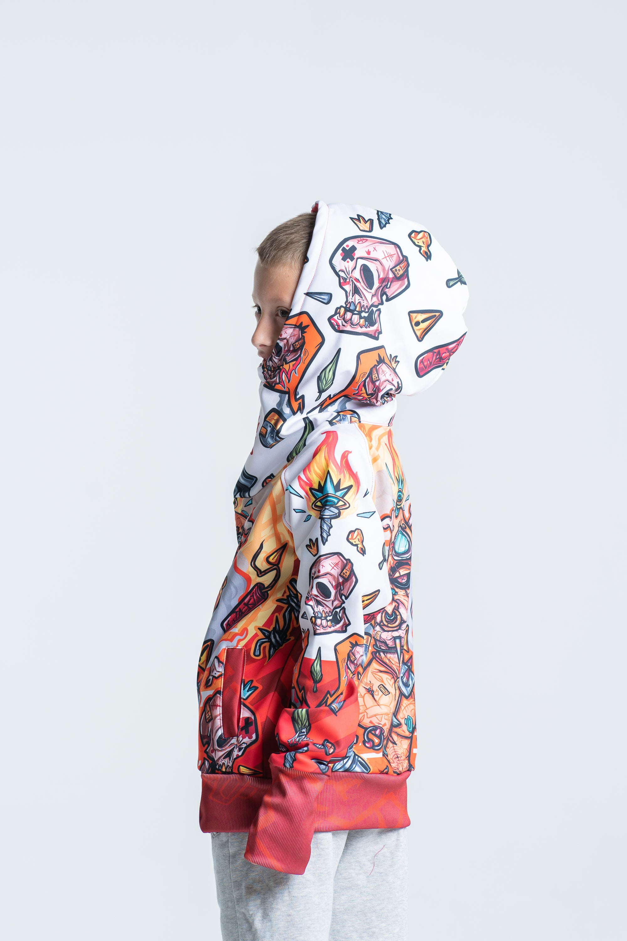 Kids Fire Hoodie