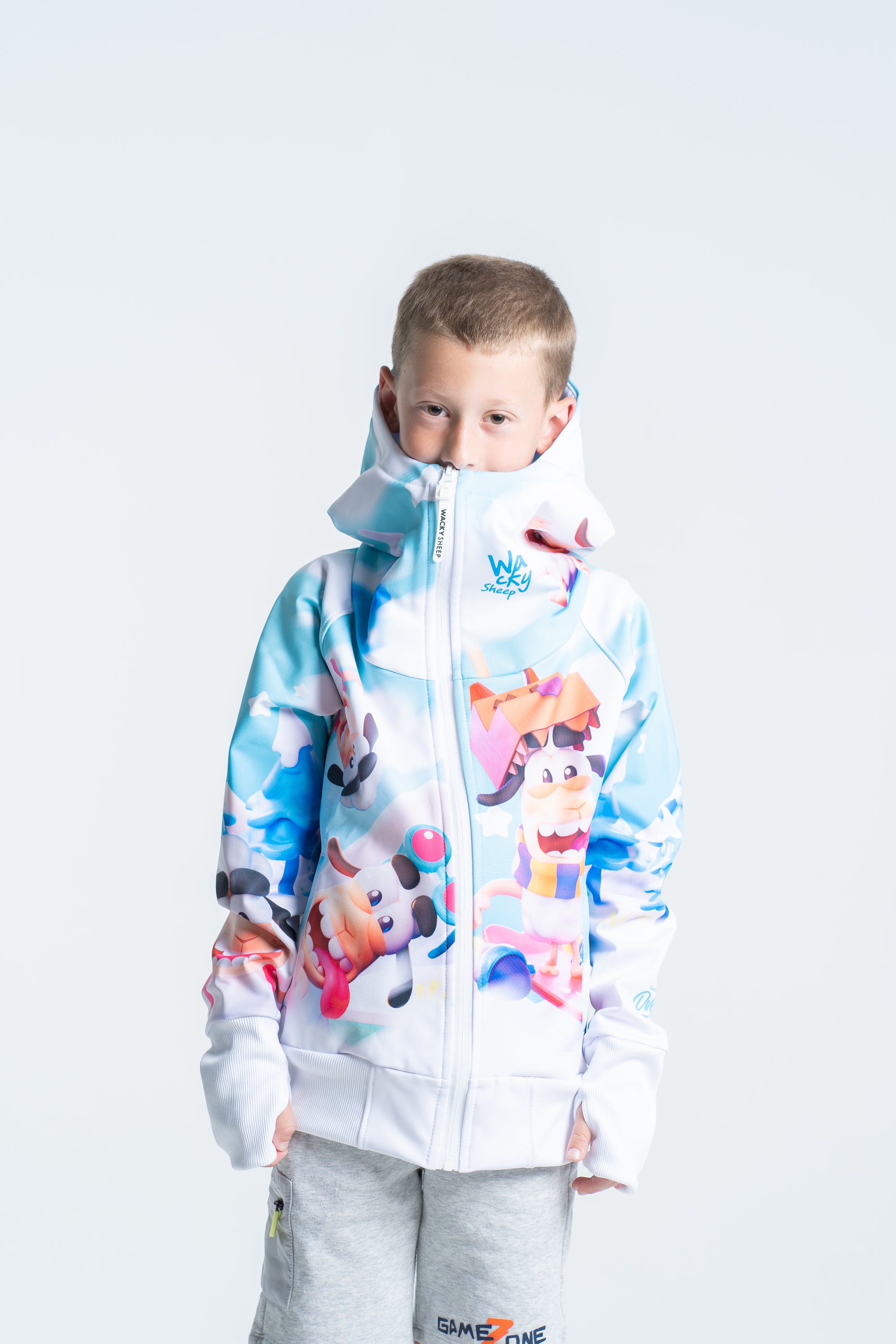 Kids Pinky Blu Hoodie