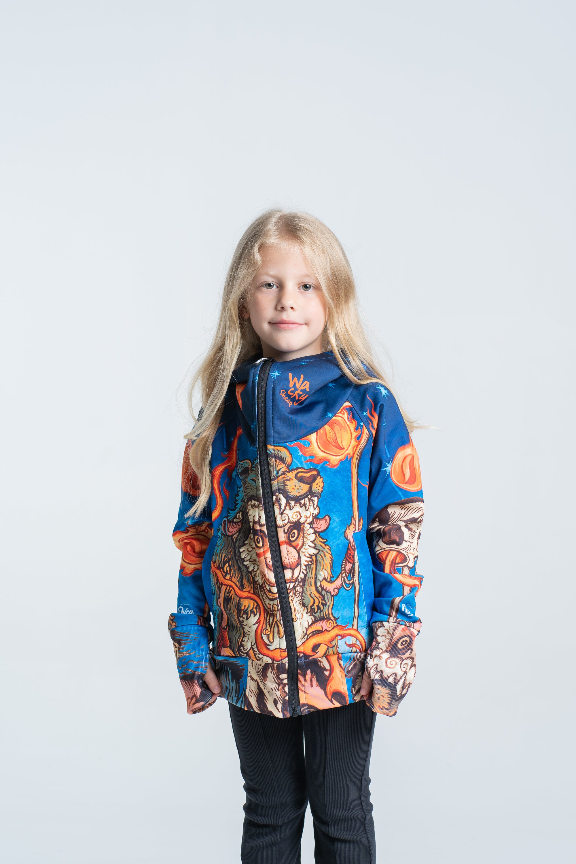 Kids Blue Shaman Hoodie