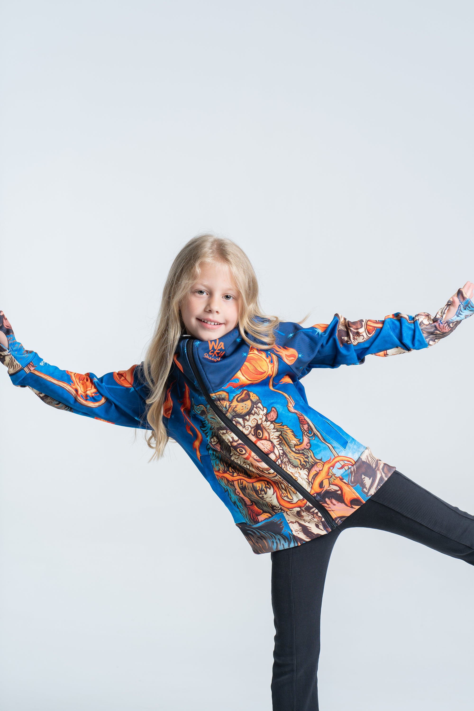 Kids Blue Shaman Hoodie