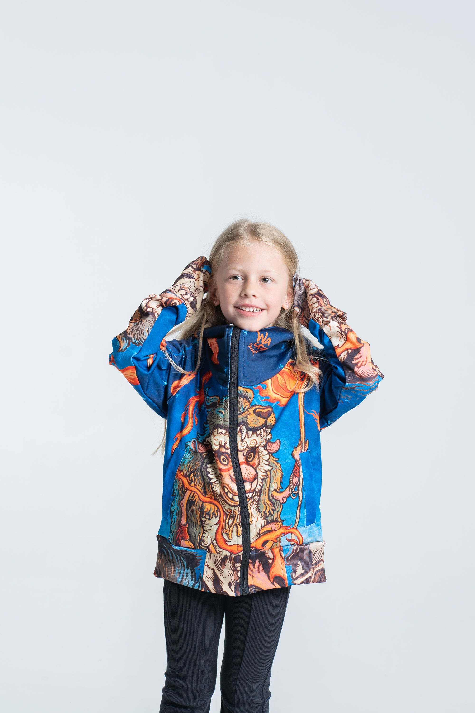 Kids Blue Shaman Hoodie