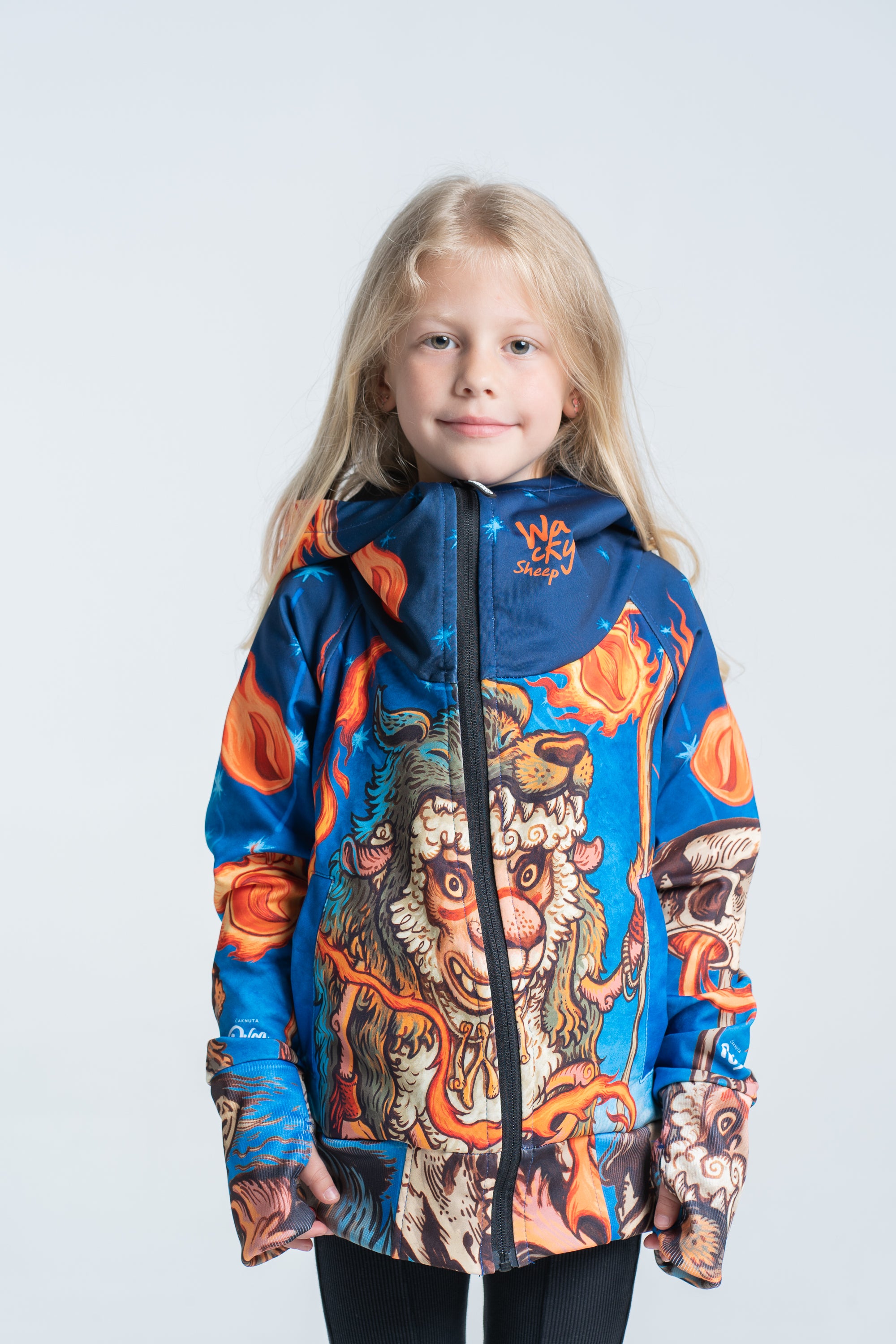 Kids Blue Shaman Hoodie