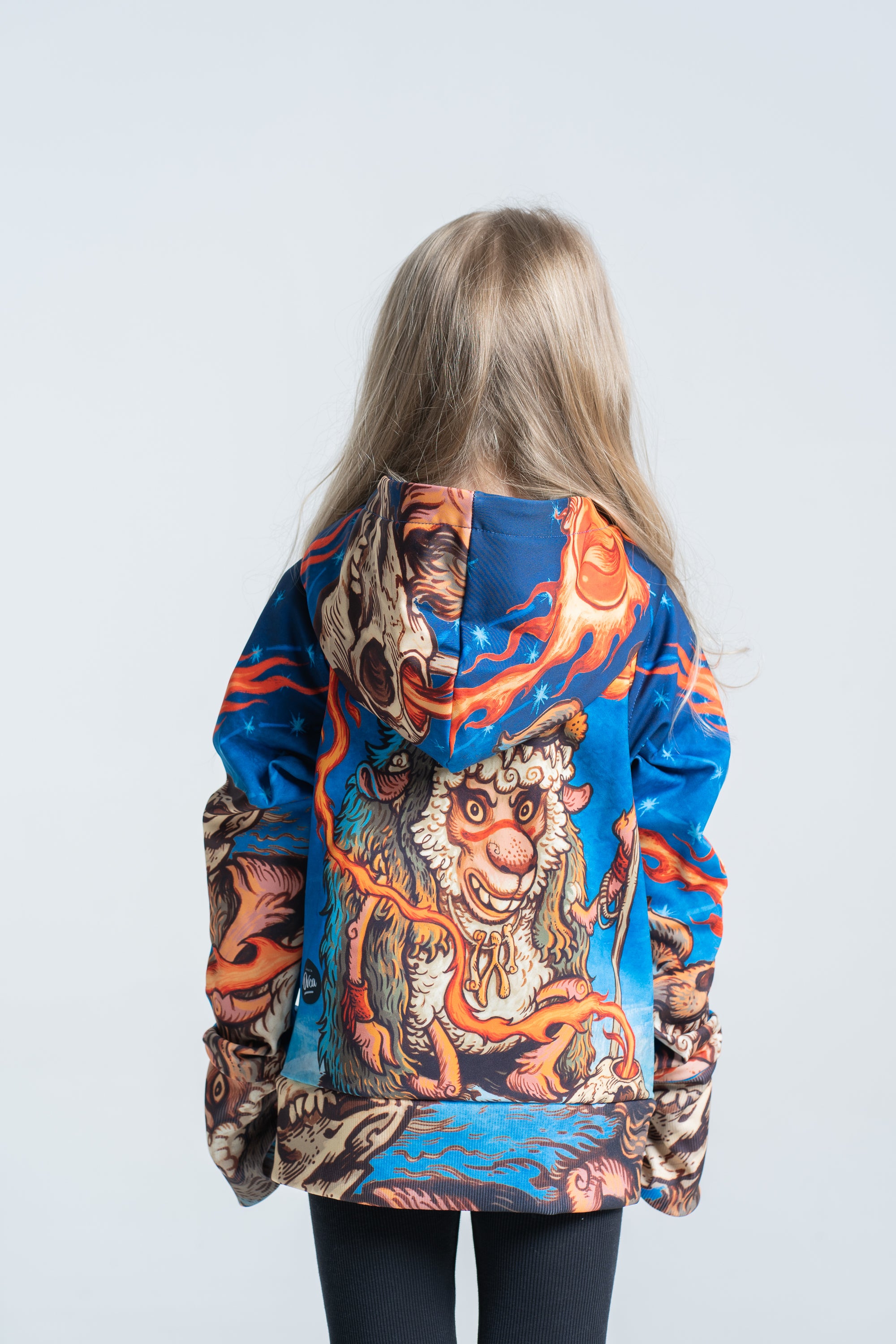 Kids Blue Shaman Hoodie