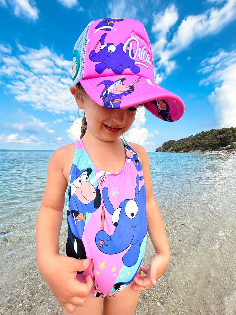 Kids One Piece Elephant Swimsuit