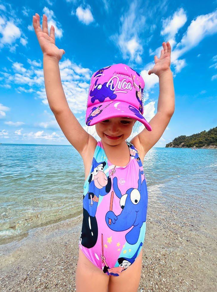 Kids One Piece Elephant Swimsuit