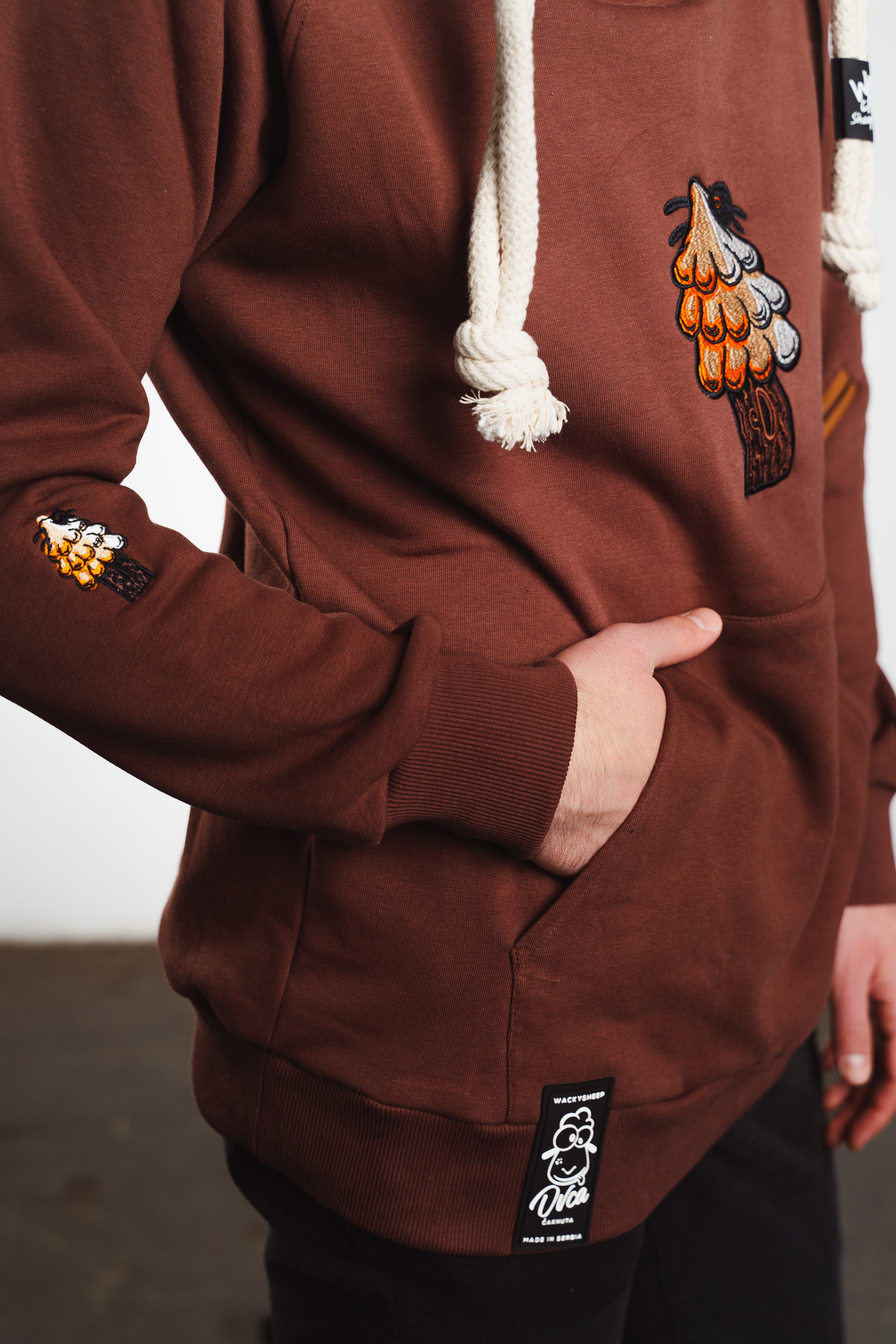 M's Classic Brown Tree Hoodie