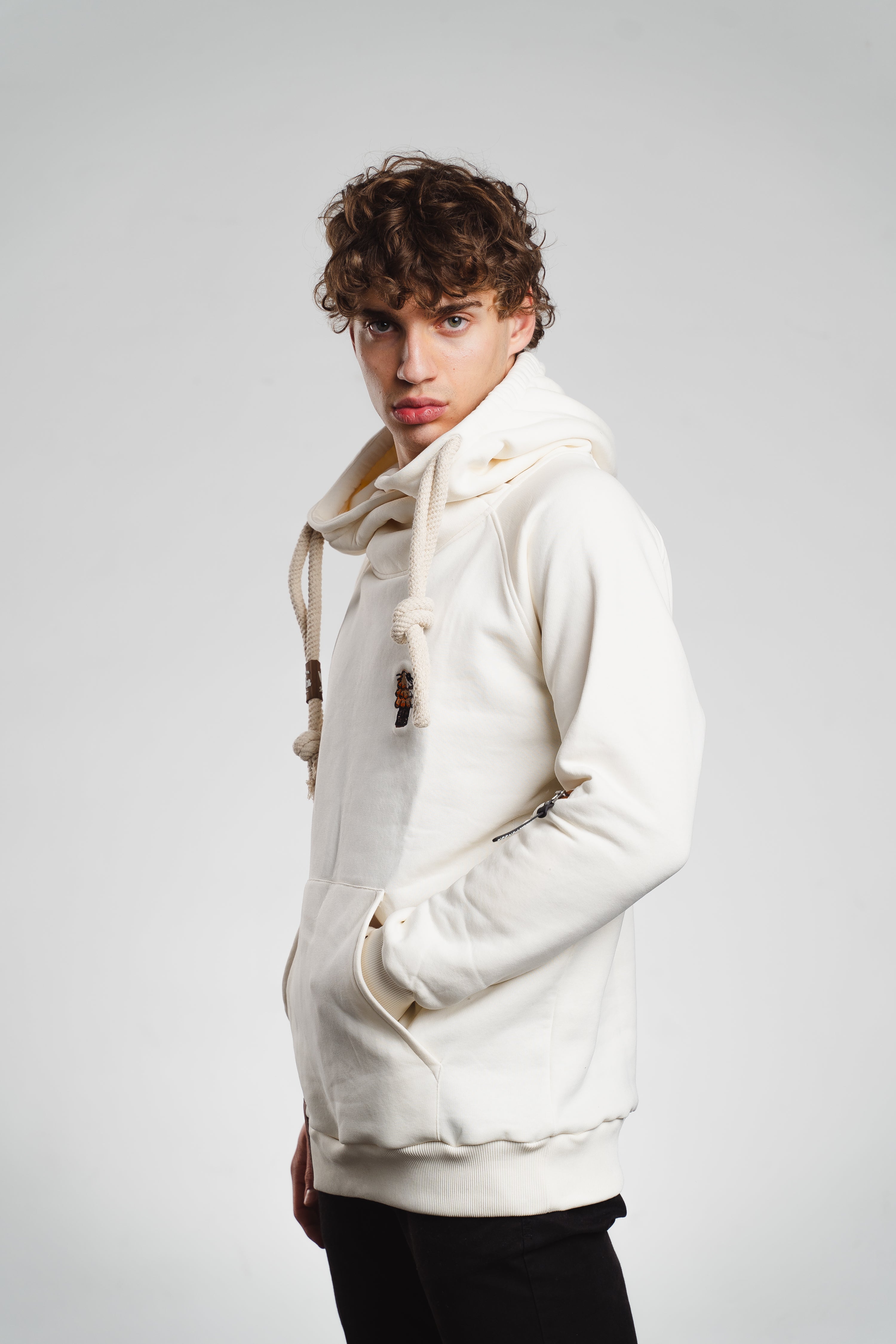 M's Classic Beige Hoodie