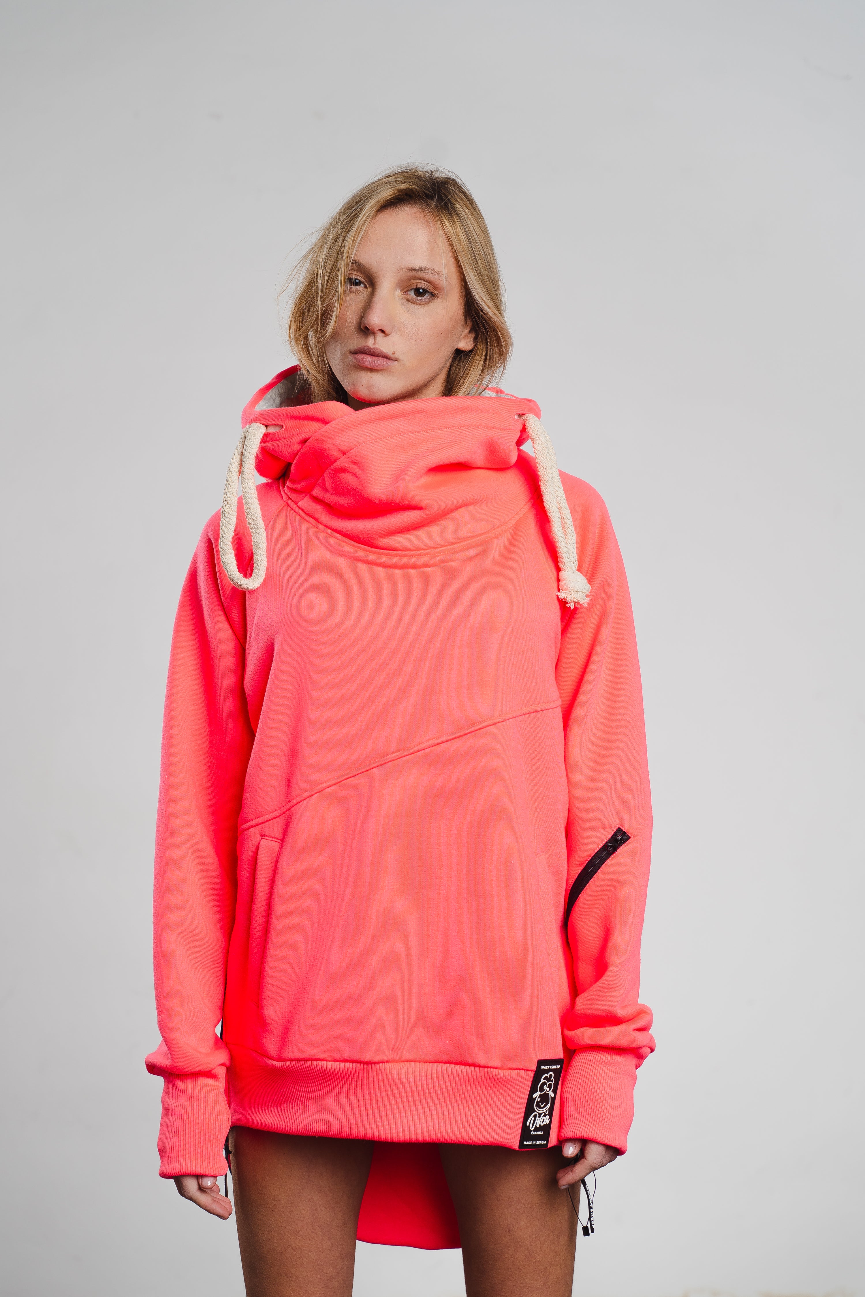 W's Classic Pink Rope Hoodie