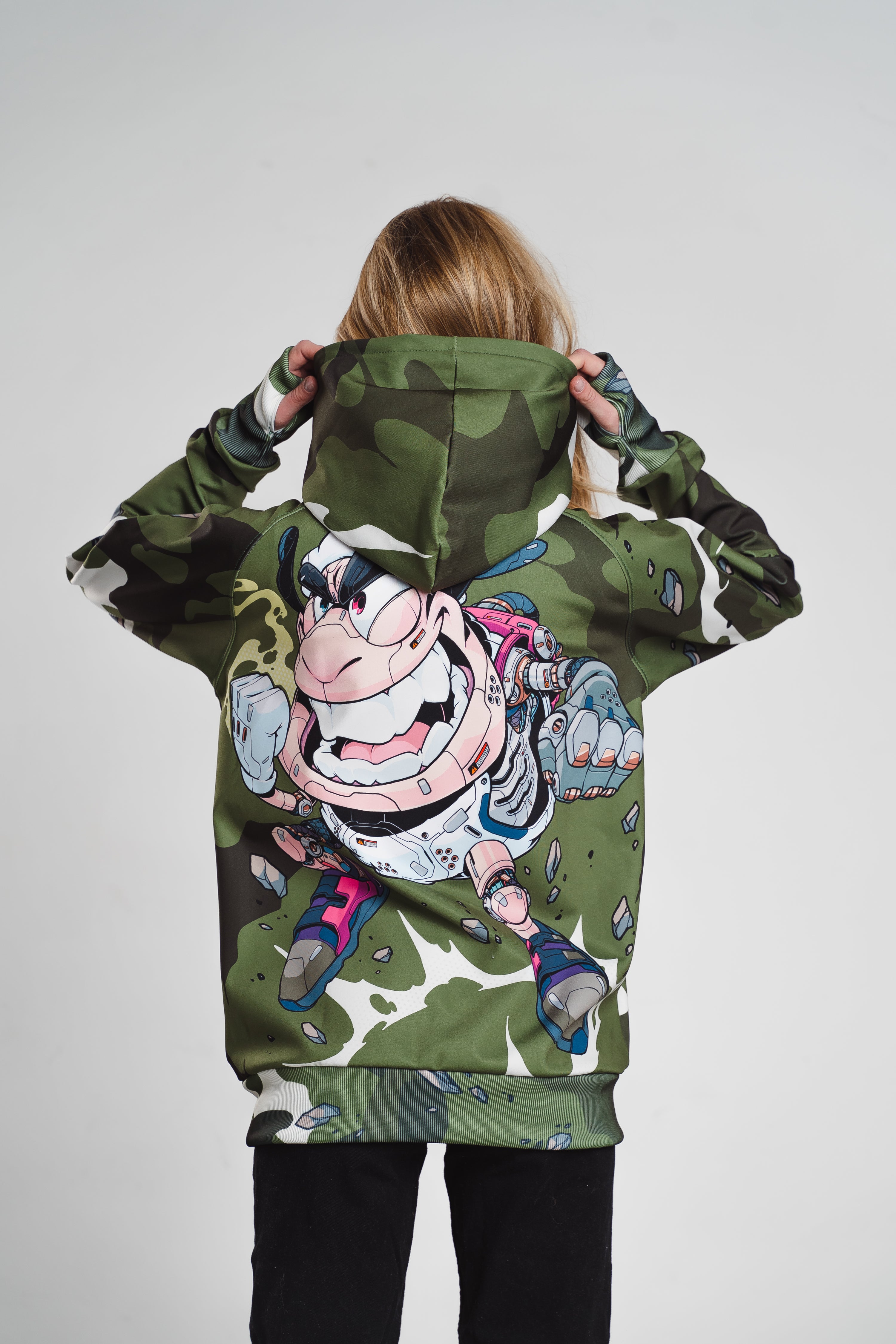 W's Clog Army Zip Hoodie